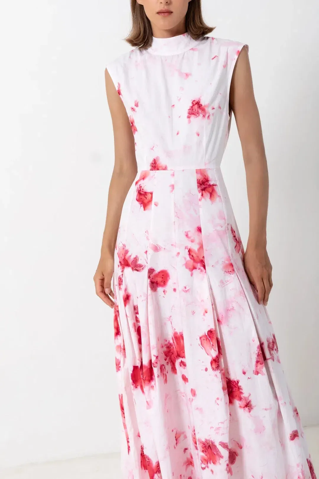 S/W/F Puglia Cut Out Maxi Dress Floral Size M / AU 10 for rent on The Volte - main image