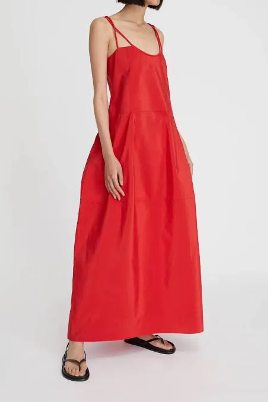 Lee Mathews Peony Maxi Dress in Red Size 2 / AU 10 for rent on The Volte - main image