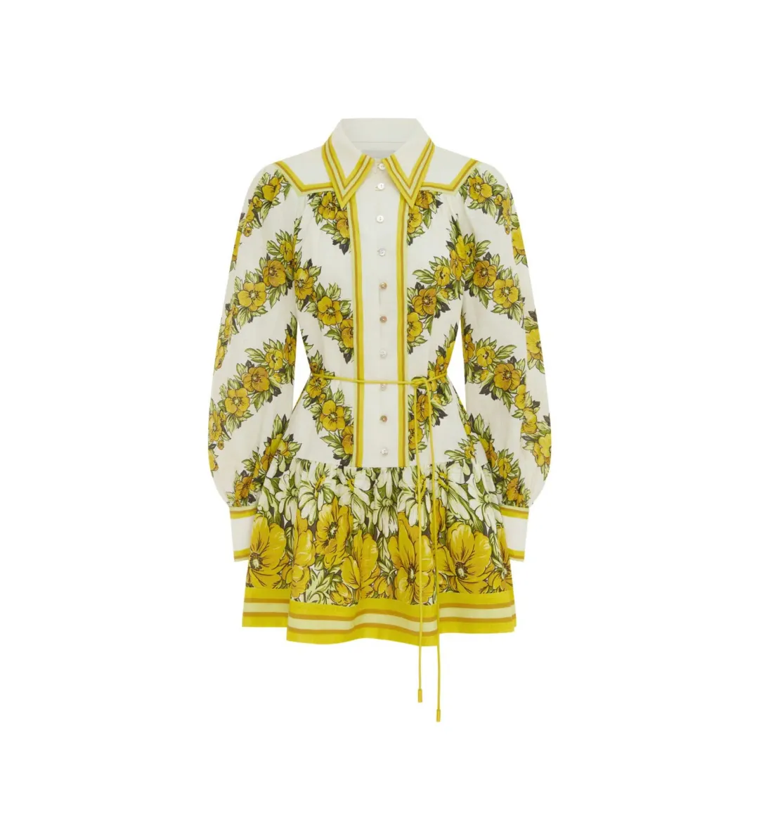 Alemais Gisela Mini Dress Floral Size AU 16 for rent on The Volte - main image