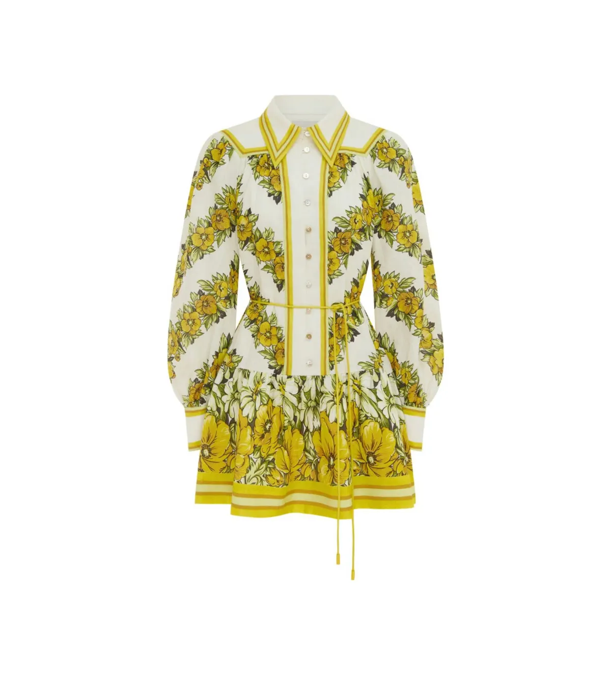 Alemais Gisela Mini Dress Floral Size AU 16 - Image 4