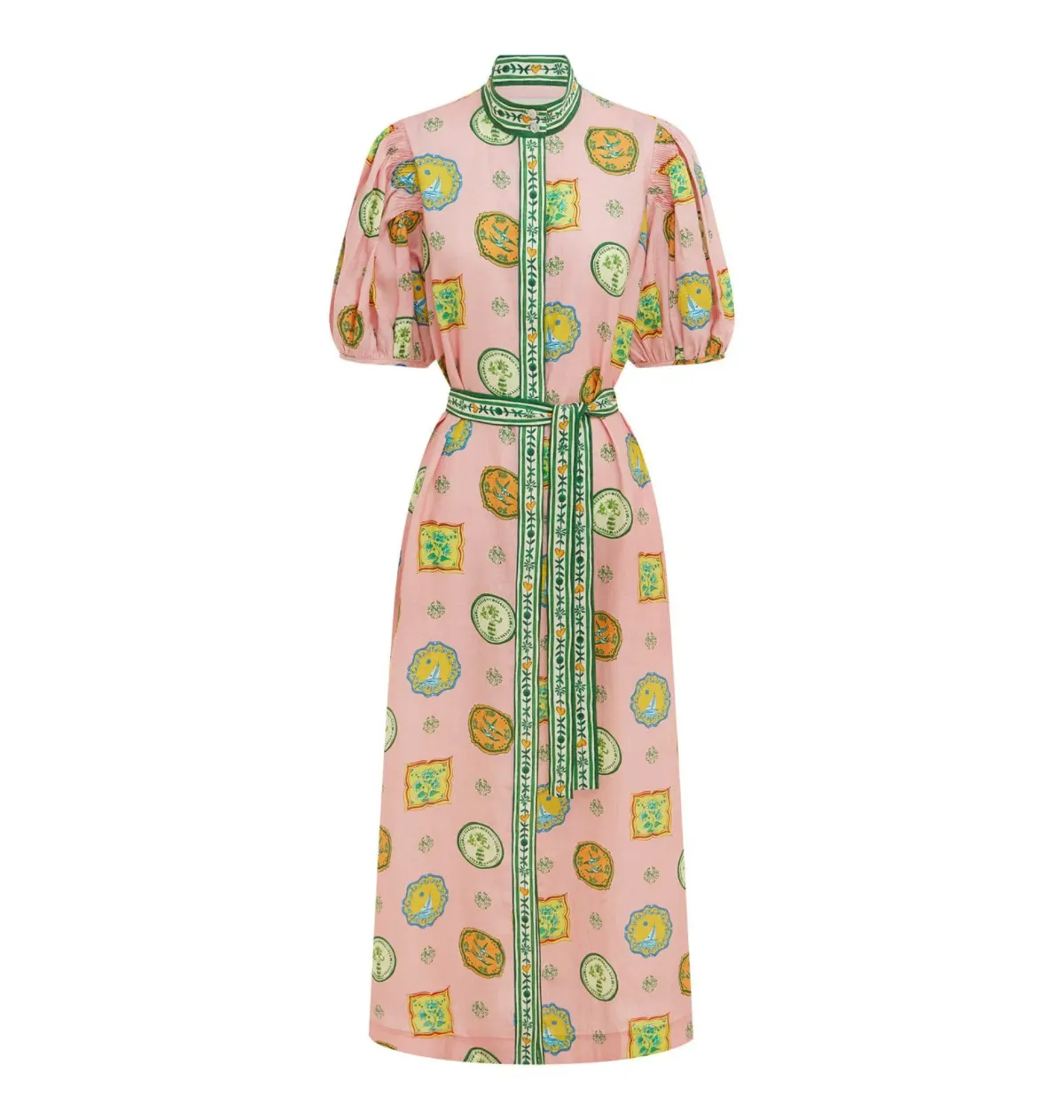 Alemais Porcelain Shirtdress Print Size AU 14 - Image 4