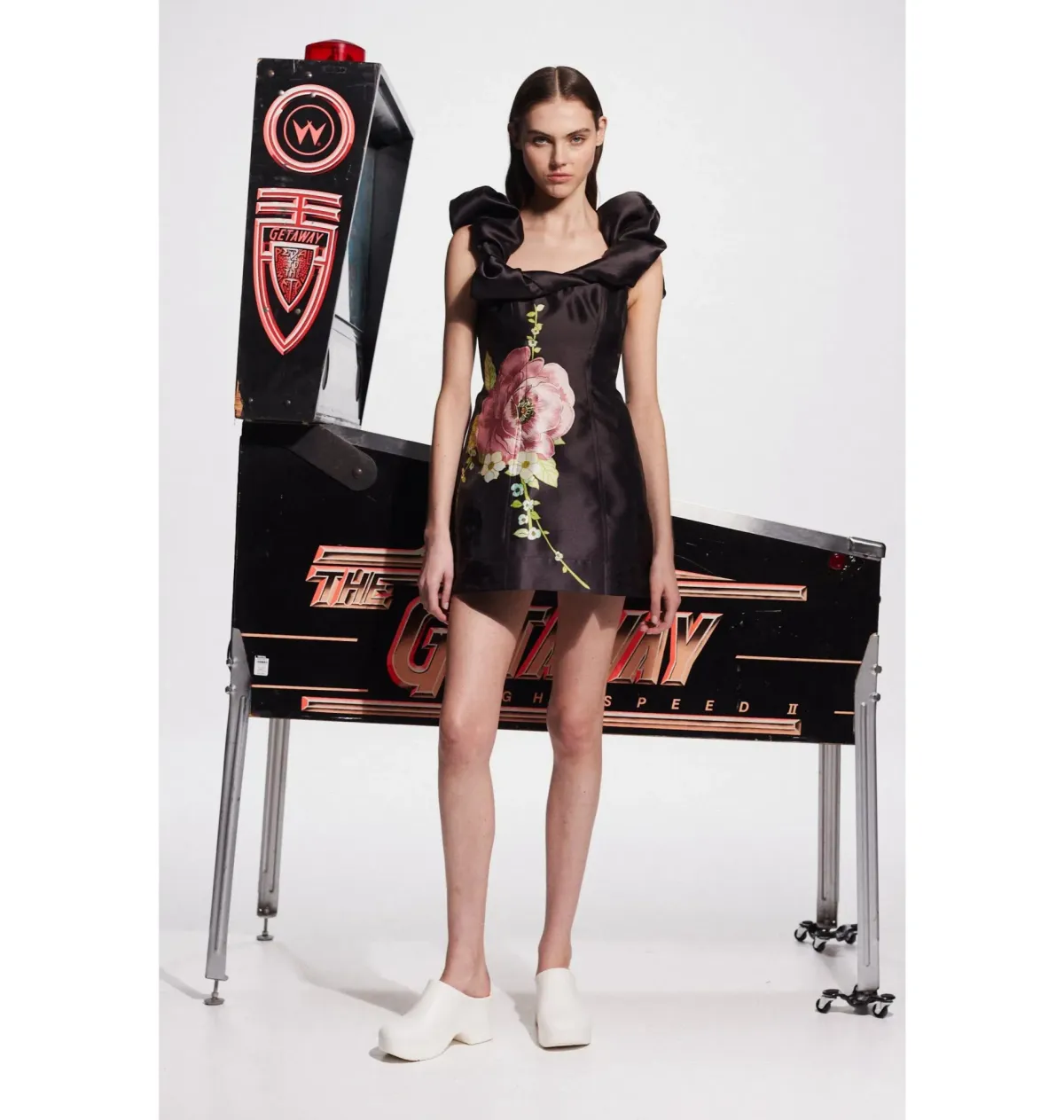 Alemais Regent Mini Dress Noir Black Size AU 14 - Image 1