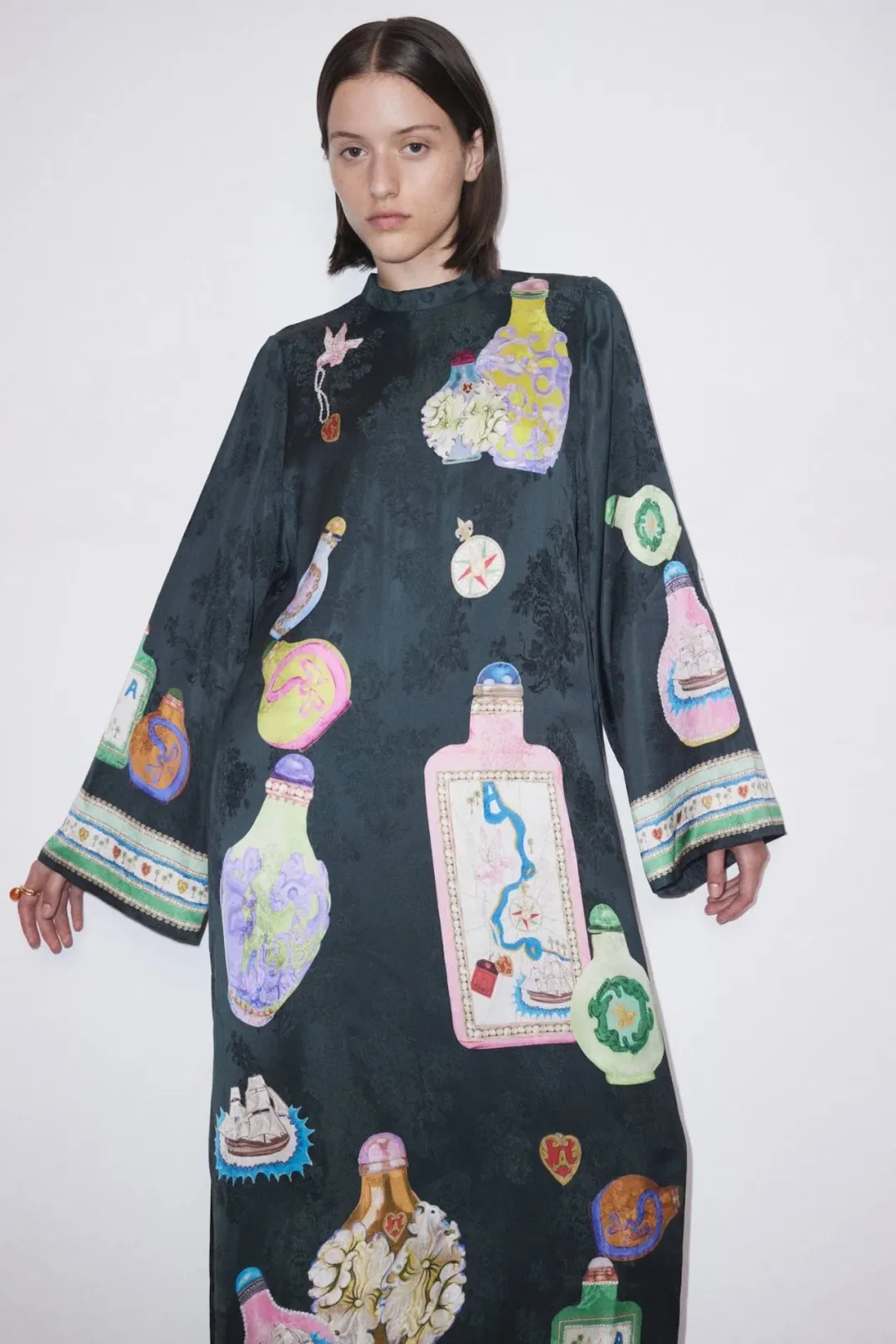 Alemais Royal Midi Dress Print Size AU 14 for rent on The Volte - main image