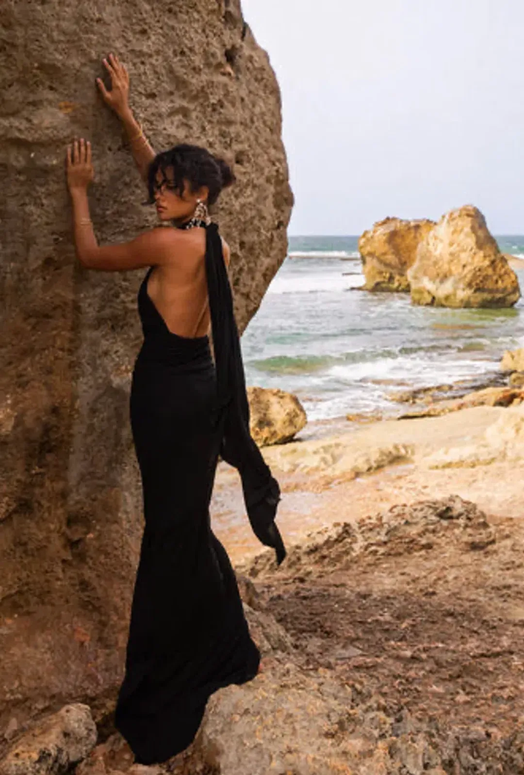 Rat & Boa Daria Maxi Dress Black Size 6 for rent on The Volte - main image