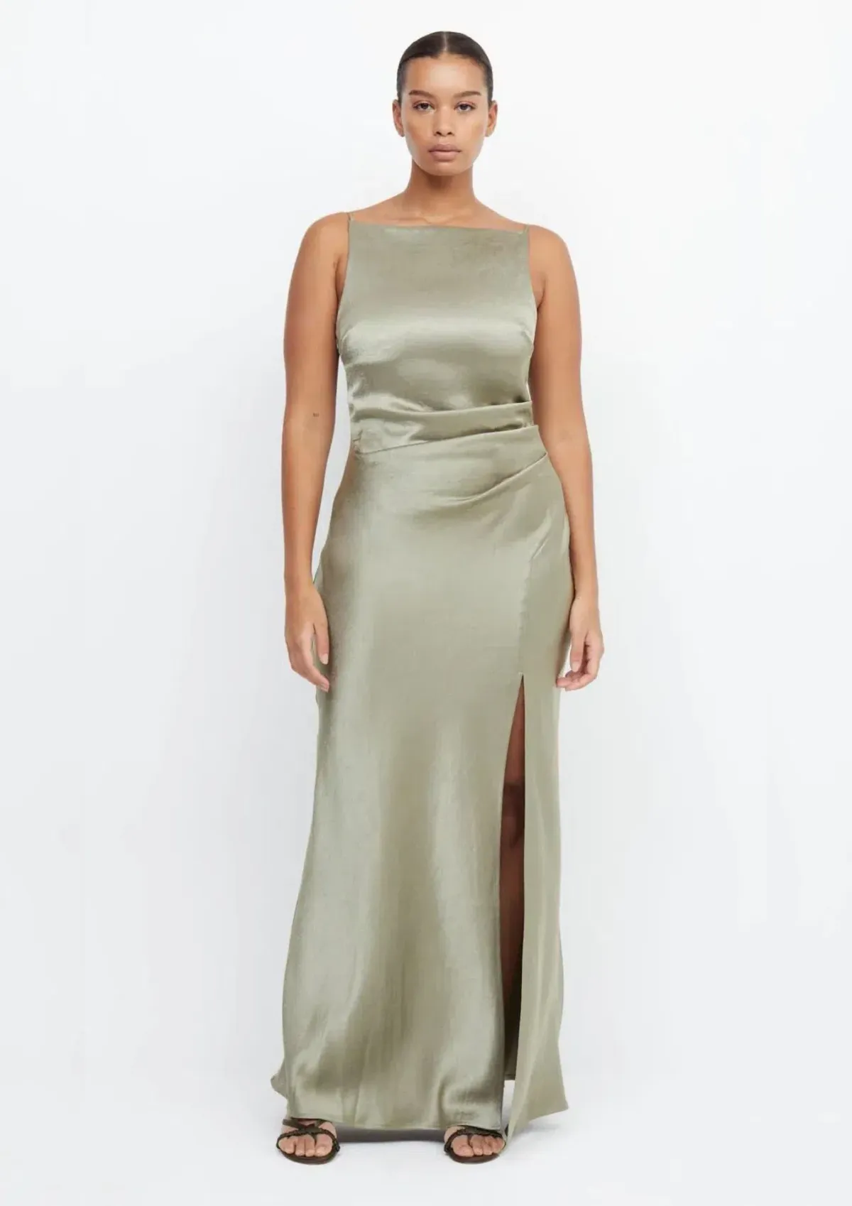 Bec & Bridge Dreamer Maxi Dress Sage Size 12 - Image 1