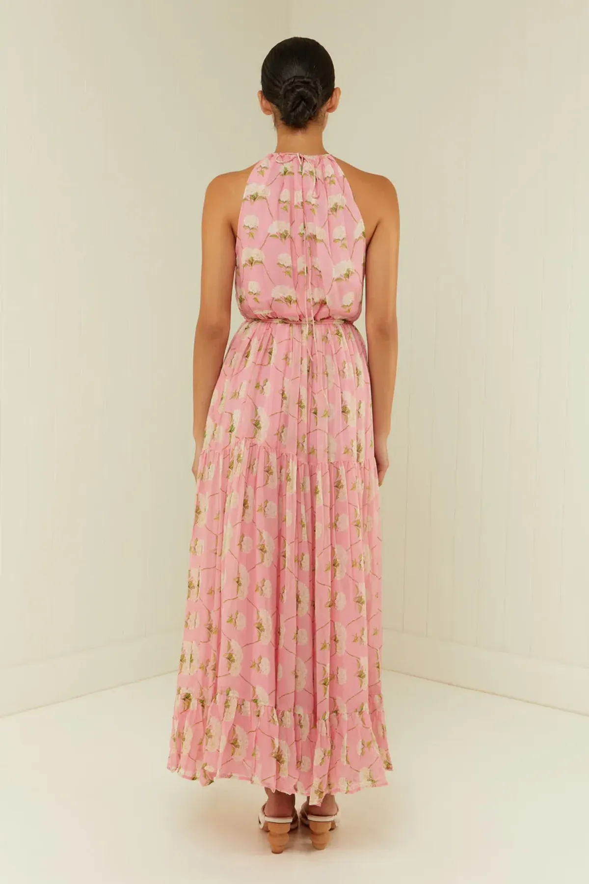 Palm Noosa Bluebell Dress in Pink Diamond Hydrangea Size 10 - Image 3