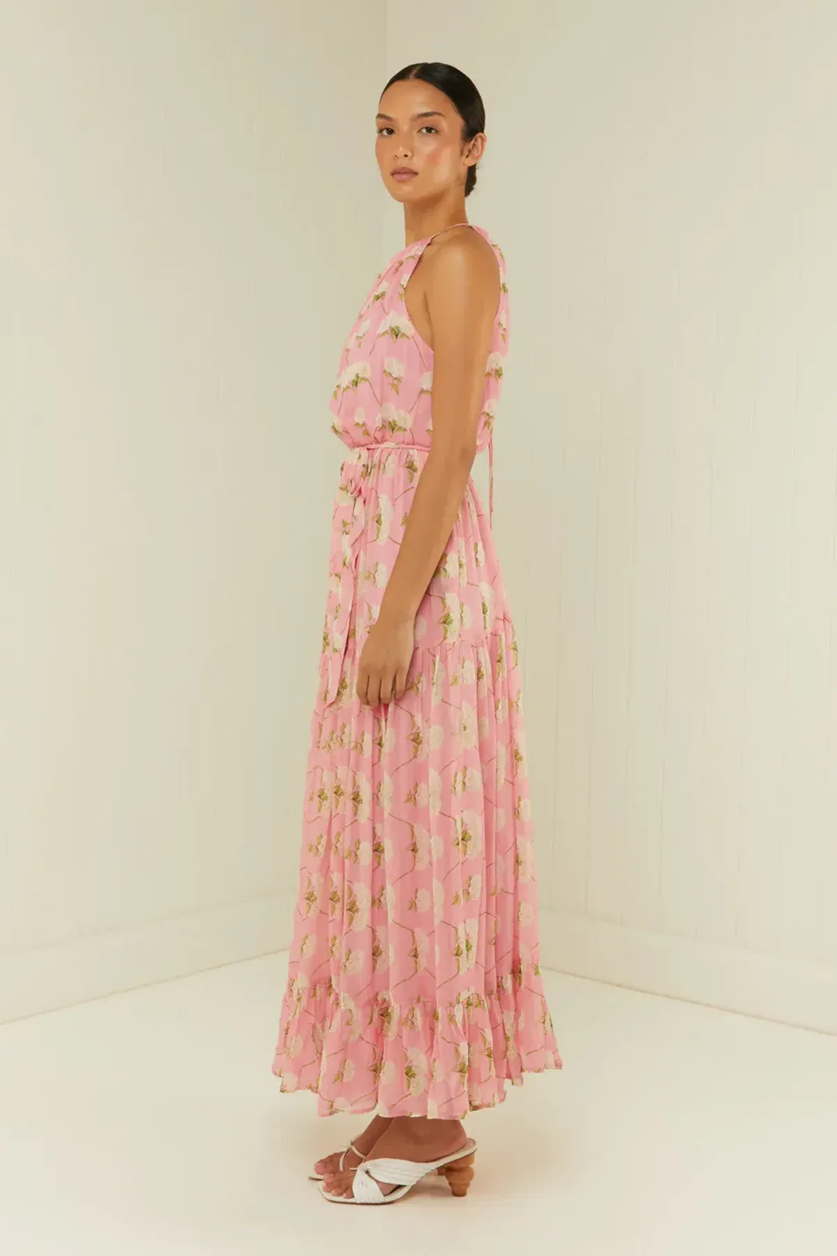 Palm Noosa Bluebell Dress in Pink Diamond Hydrangea Size 10 - Image 2