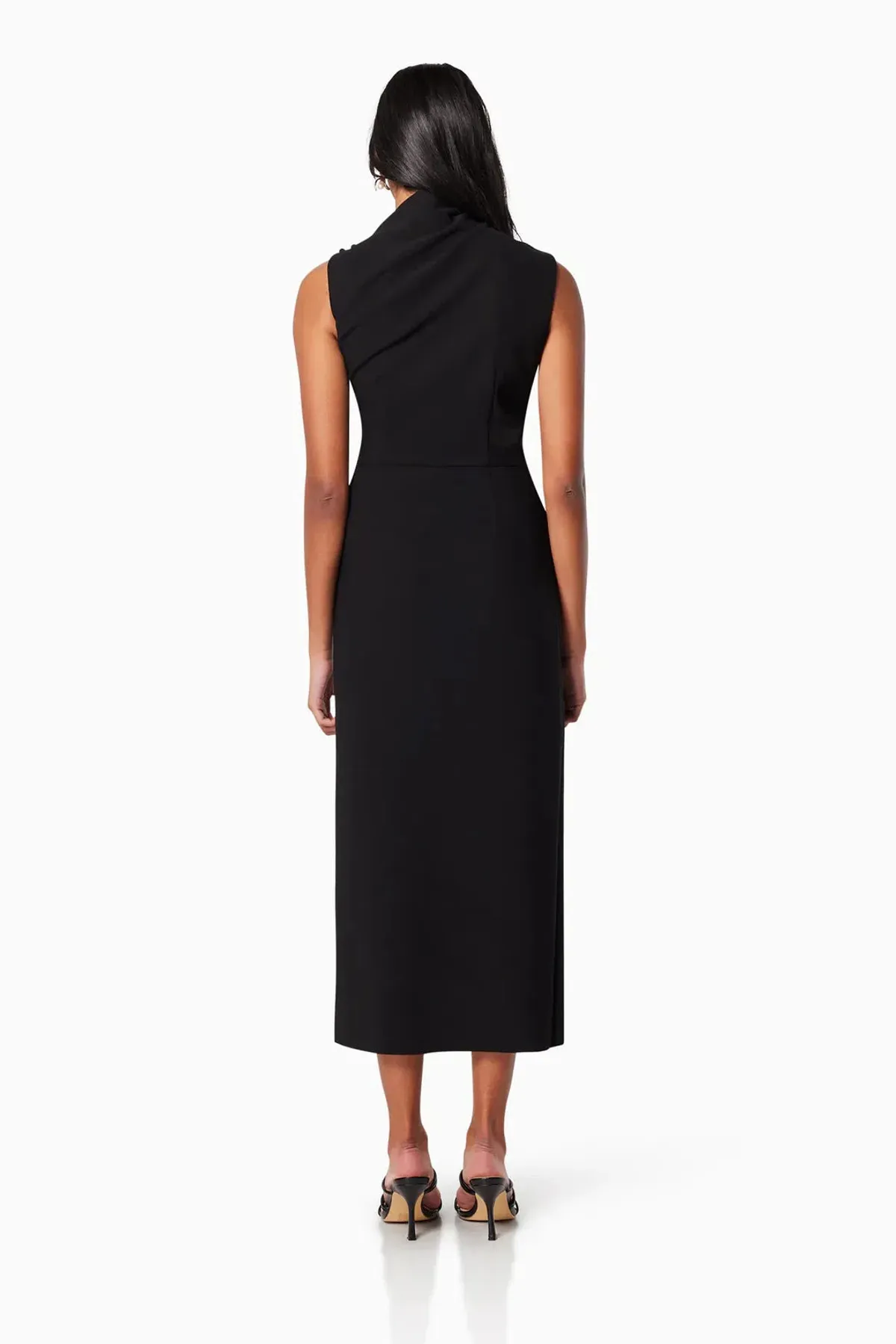 Elliatt Genoa Midi Dress Black Size 8 - Image 3