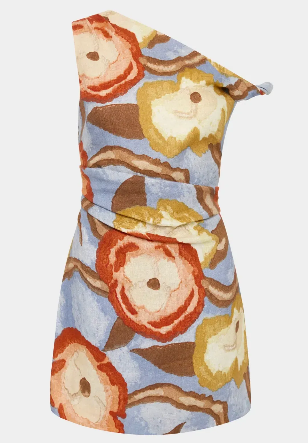 Sir The Label Avery Twist Mini Dress Camellia Floral Print Size 10 for rent on The Volte - main image