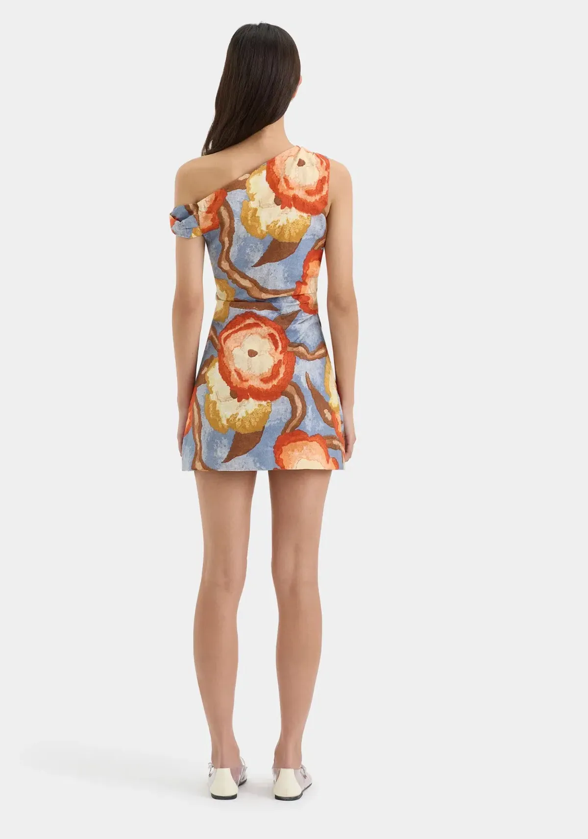 Sir the Label Avery Twist Mini Dress Camellia Print Size 12 - Image 3