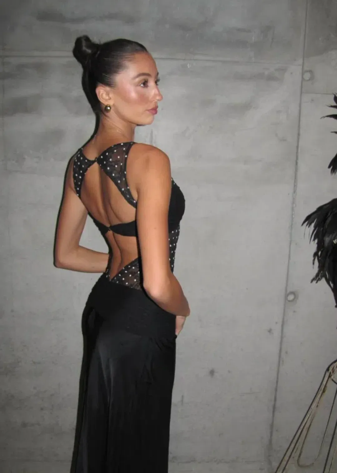 Bec and Bridge Pfeiffer Maxi Dress Black Size 6 for rent on The Volte - main image