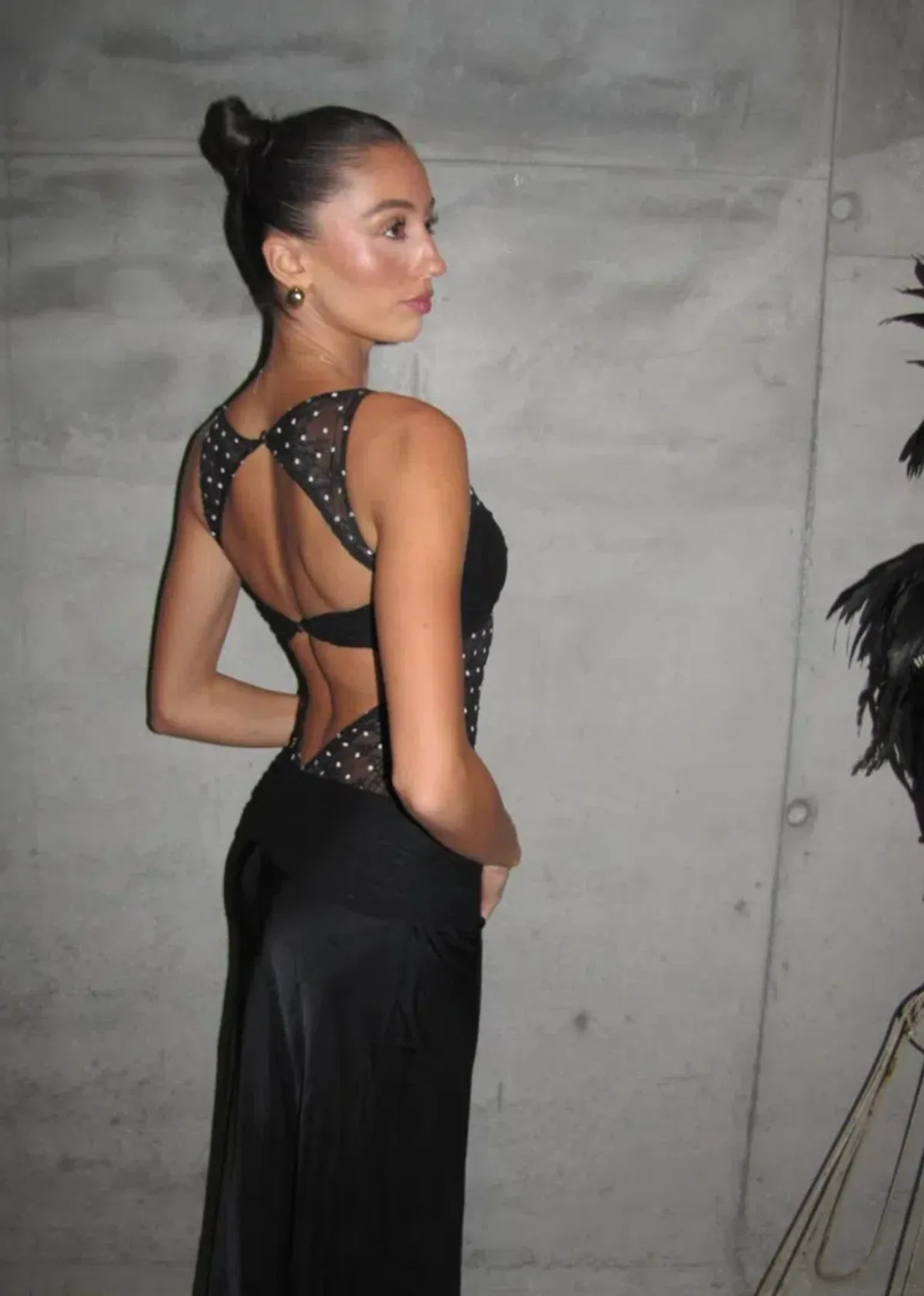 Bec and Bridge Pfeiffer Maxi Dress Black Size 6 - Image 3