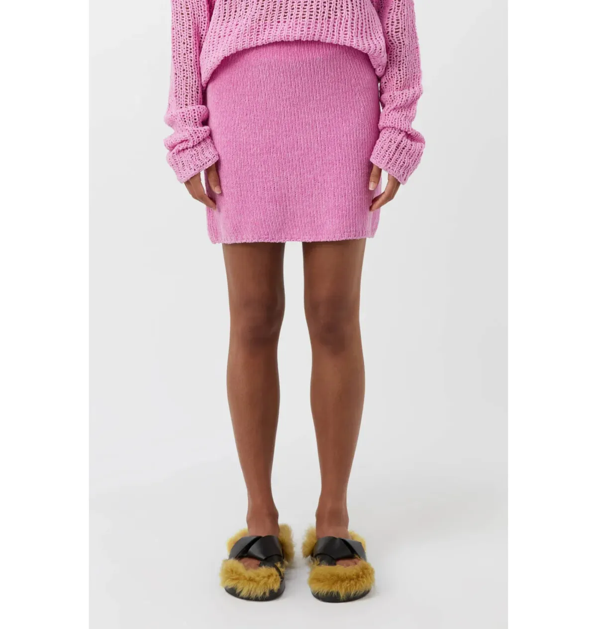 Camilla and Marc Mylo Knit Jumper S / AU 8 and Skirt Size M / AU 10 Set Bubblegum Pink - Image 2