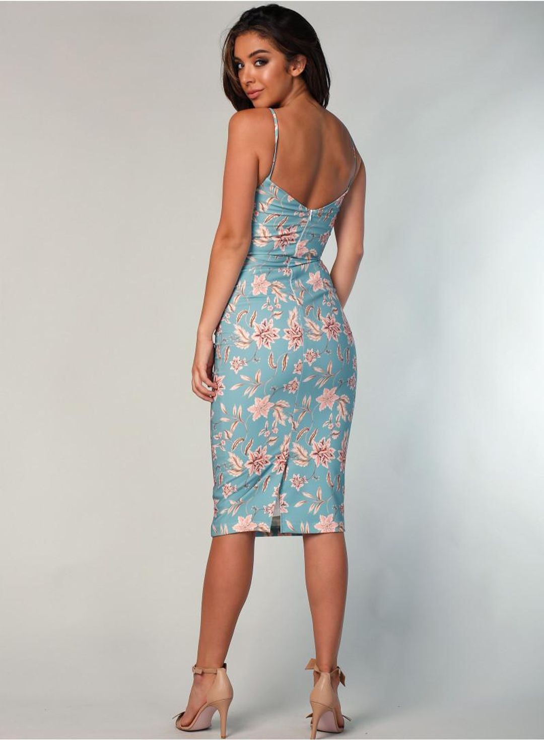 PASDUCHAS Woodley Tie Midi Dress size 8 for rent on The Volte - main image