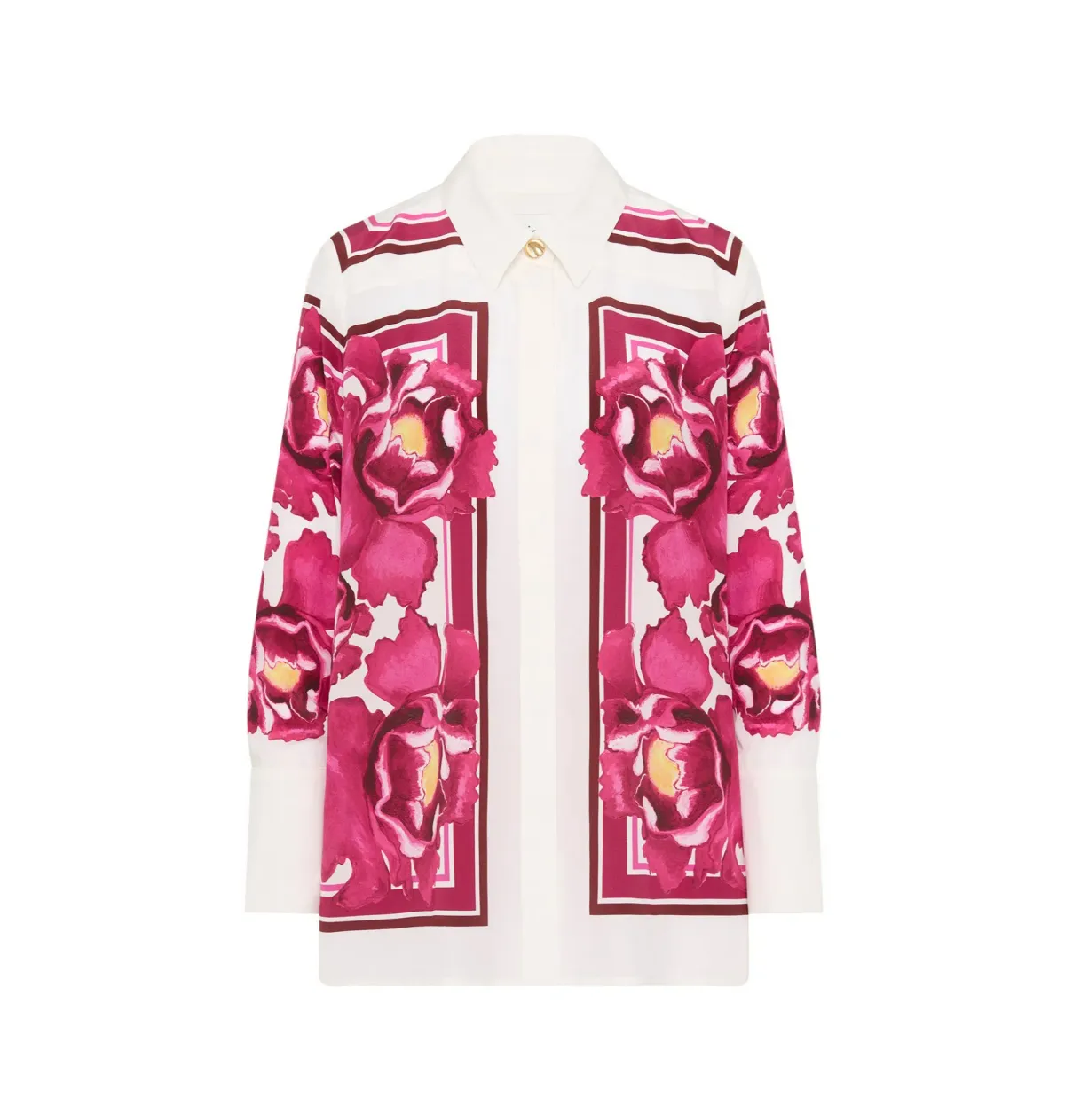 Aje Atomic Silk Shirt and Relaxed Pants Set Boldly Blooming Size AU 10 - Image 6