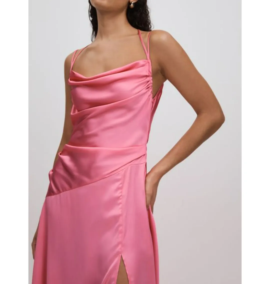 Leo Lin Melodie Gown Watermelon Size AU 16 for rent on The Volte - main image