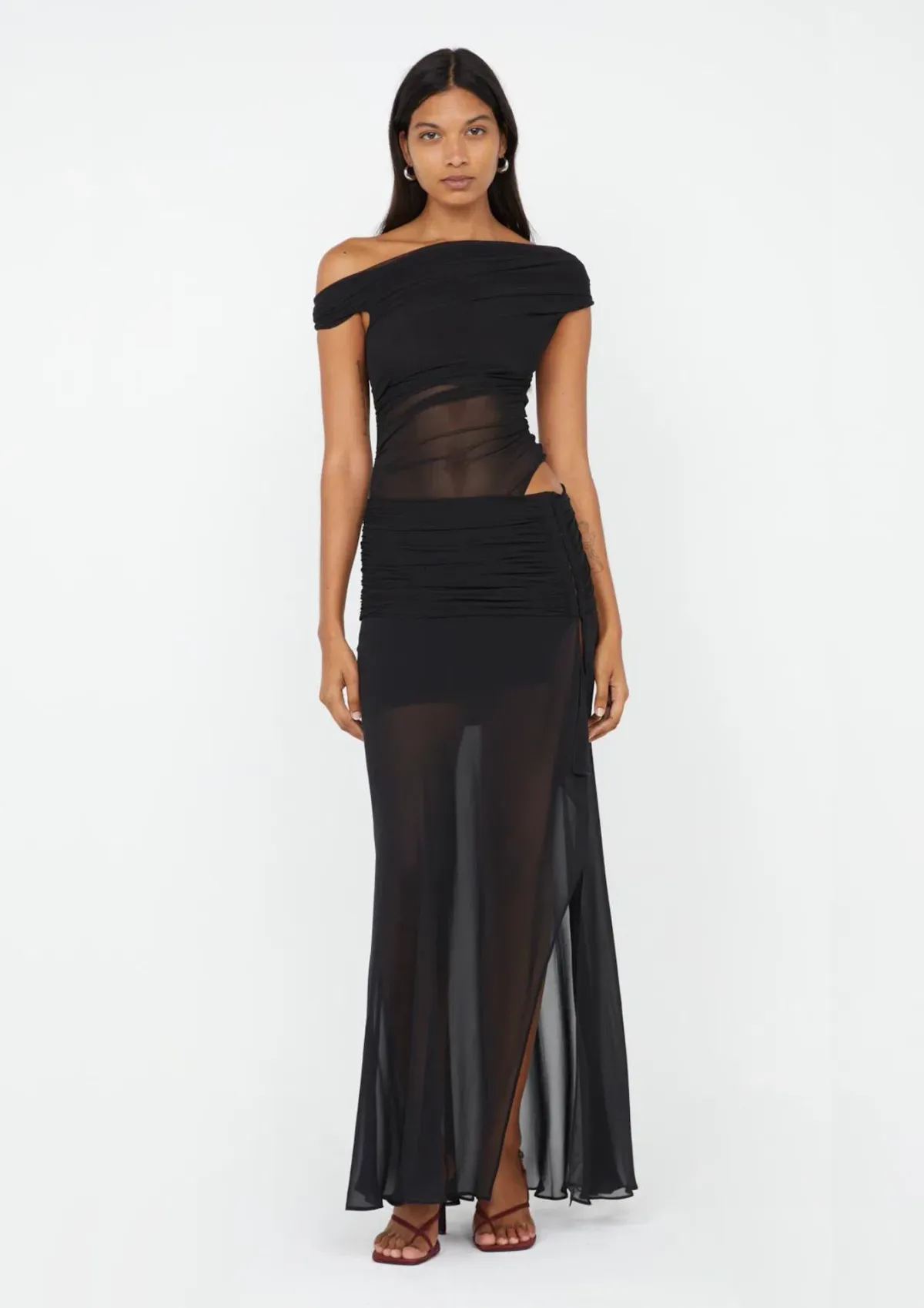 Bec & Bridge Zeila Asym Dress Black Size 16 - Image 1