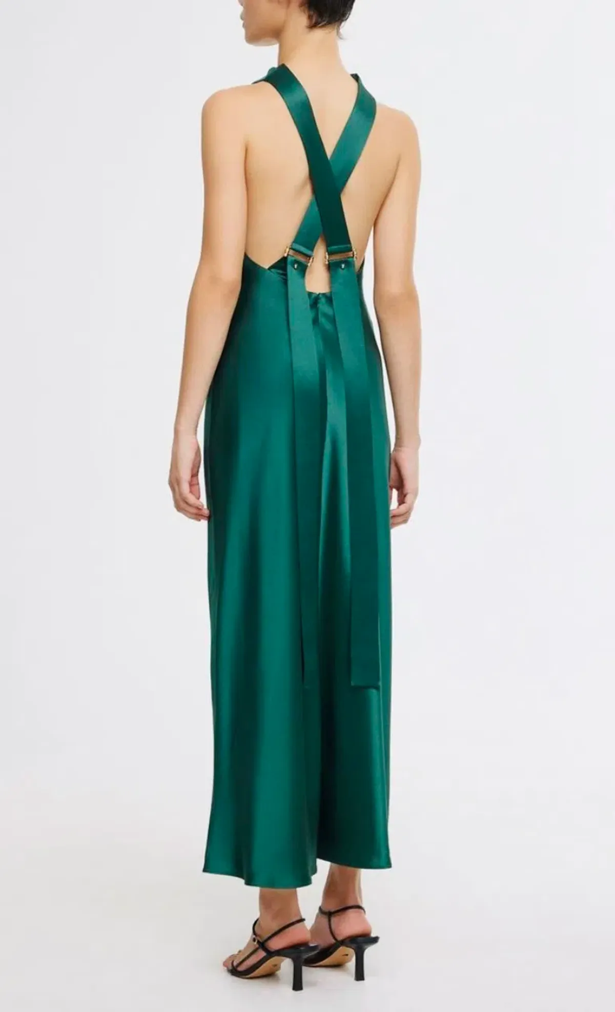 Acler Cadell Cadell Midi Dress Emerald Size 6 - Image 6