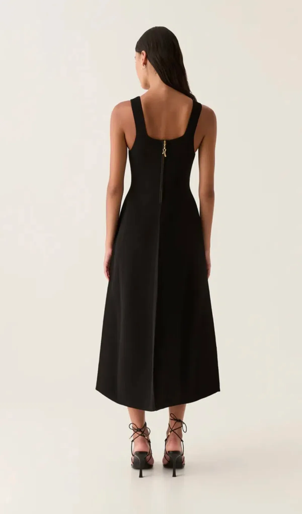 Aje Marisole Knit Midi Dress Black Size L / AU 12 - Image 2