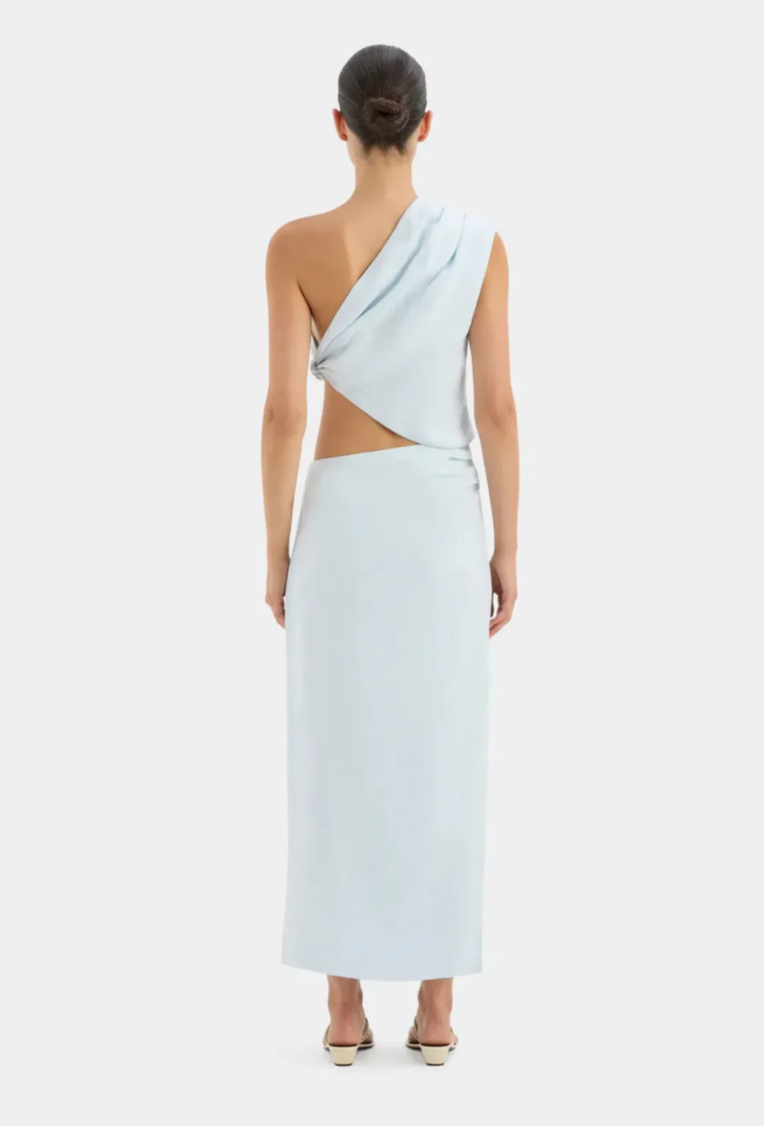 Sir The Label Iris Knot Top & Iris Skirt Set Blue Size 8 for rent on The Volte - main image