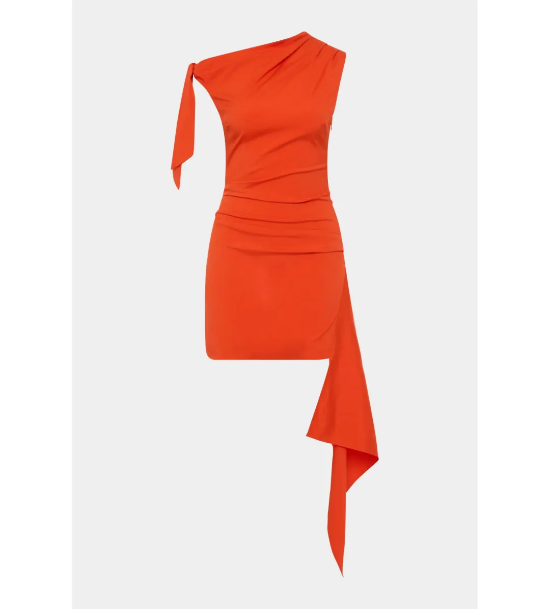 Sir The Label Dahlia Mini Dress in Tangerine Size 2/Au 10  for rent on The Volte - main image