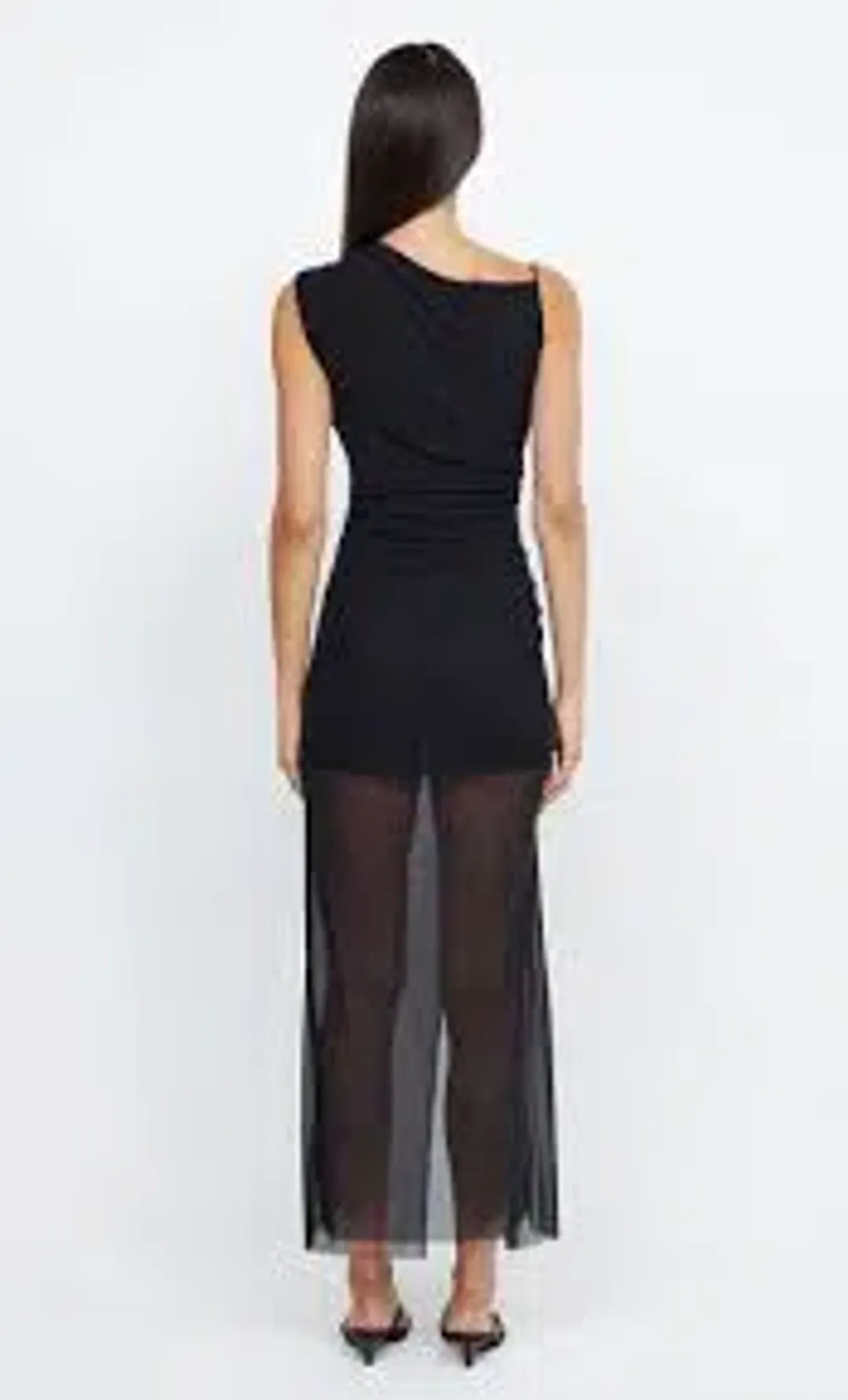 Bec & Bridge Julien Asym Maxi Dress Black Size 10 for rent on The Volte - main image