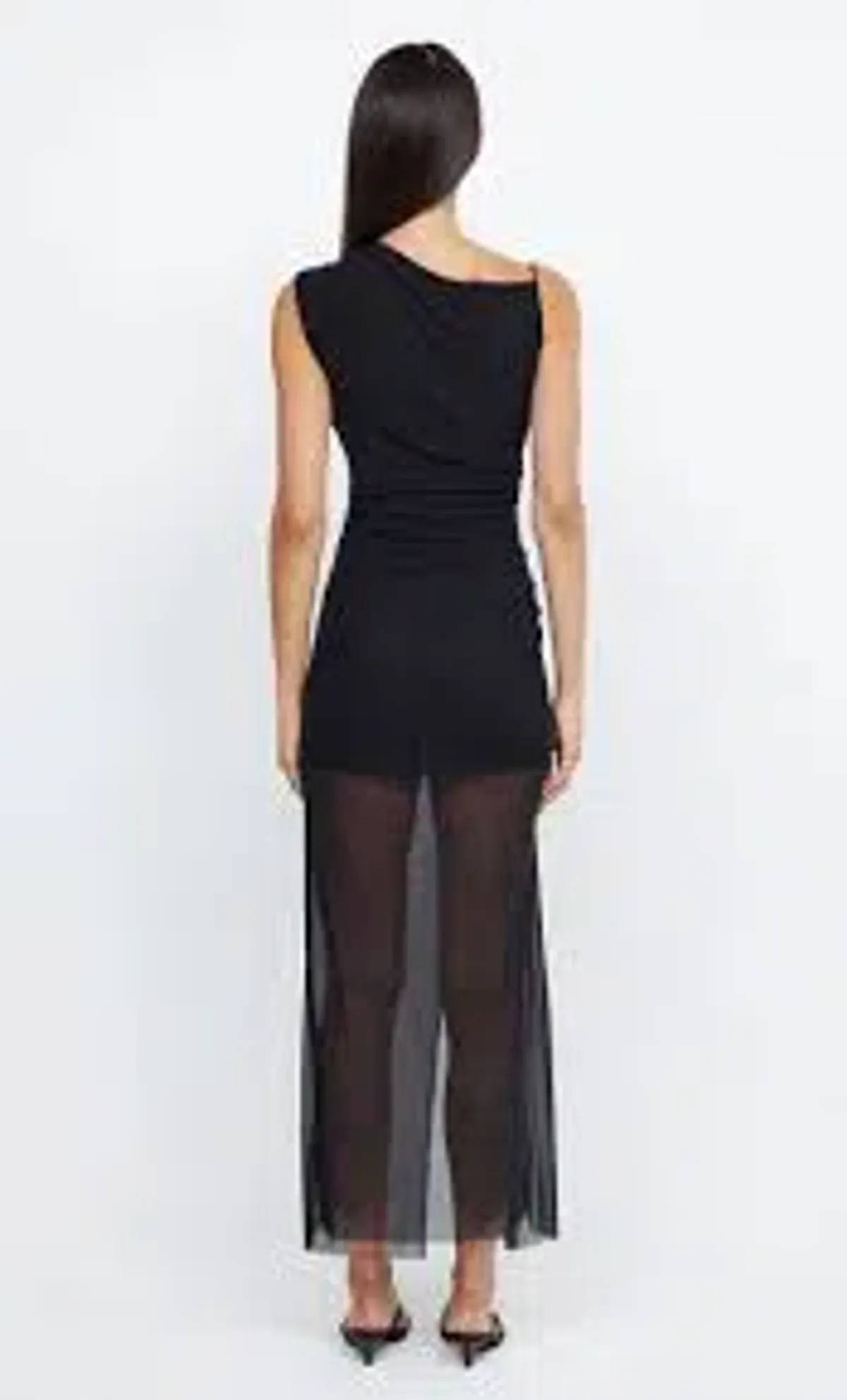 Bec & Bridge Julien Asym Maxi Dress Black Size 10 - Image 6