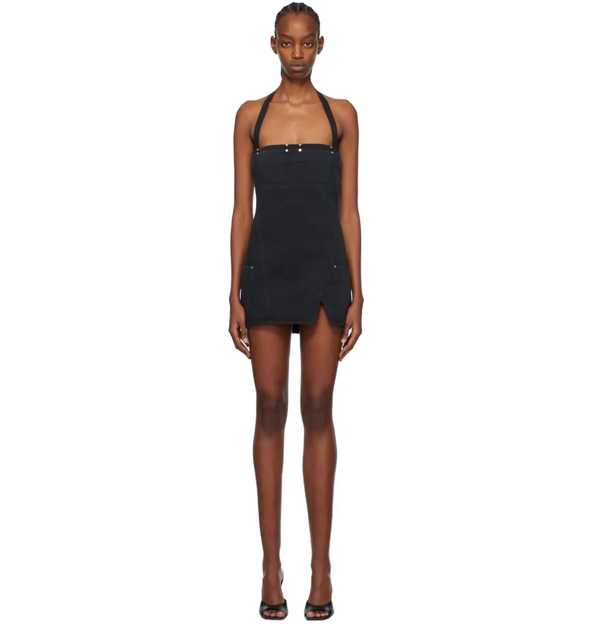 Dion Lee Aprion Mini Dress Black Size AU 6 - Image 1
