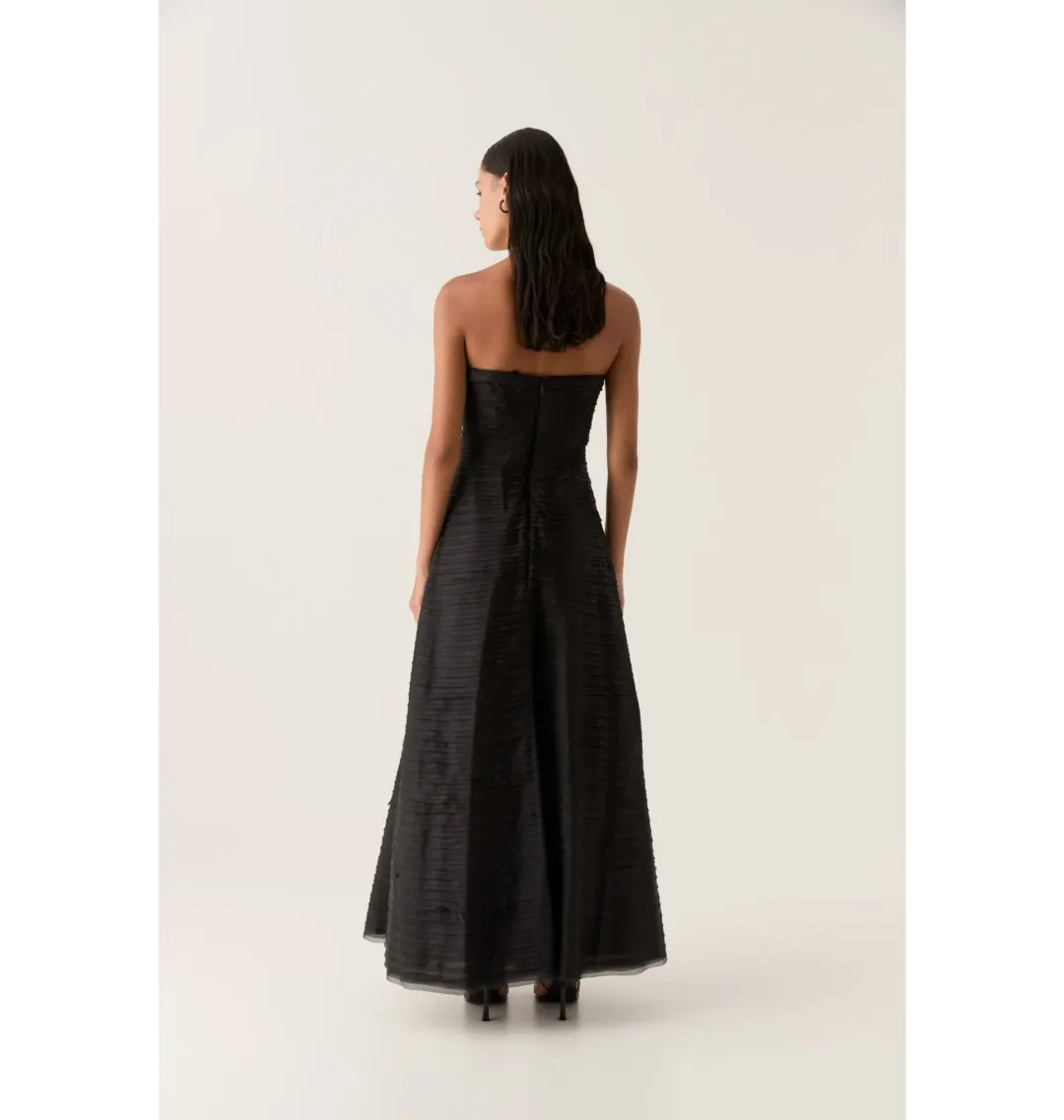 Aje Soundscape Maxi Dress in Black Size AU 10 for rent on The Volte - main image