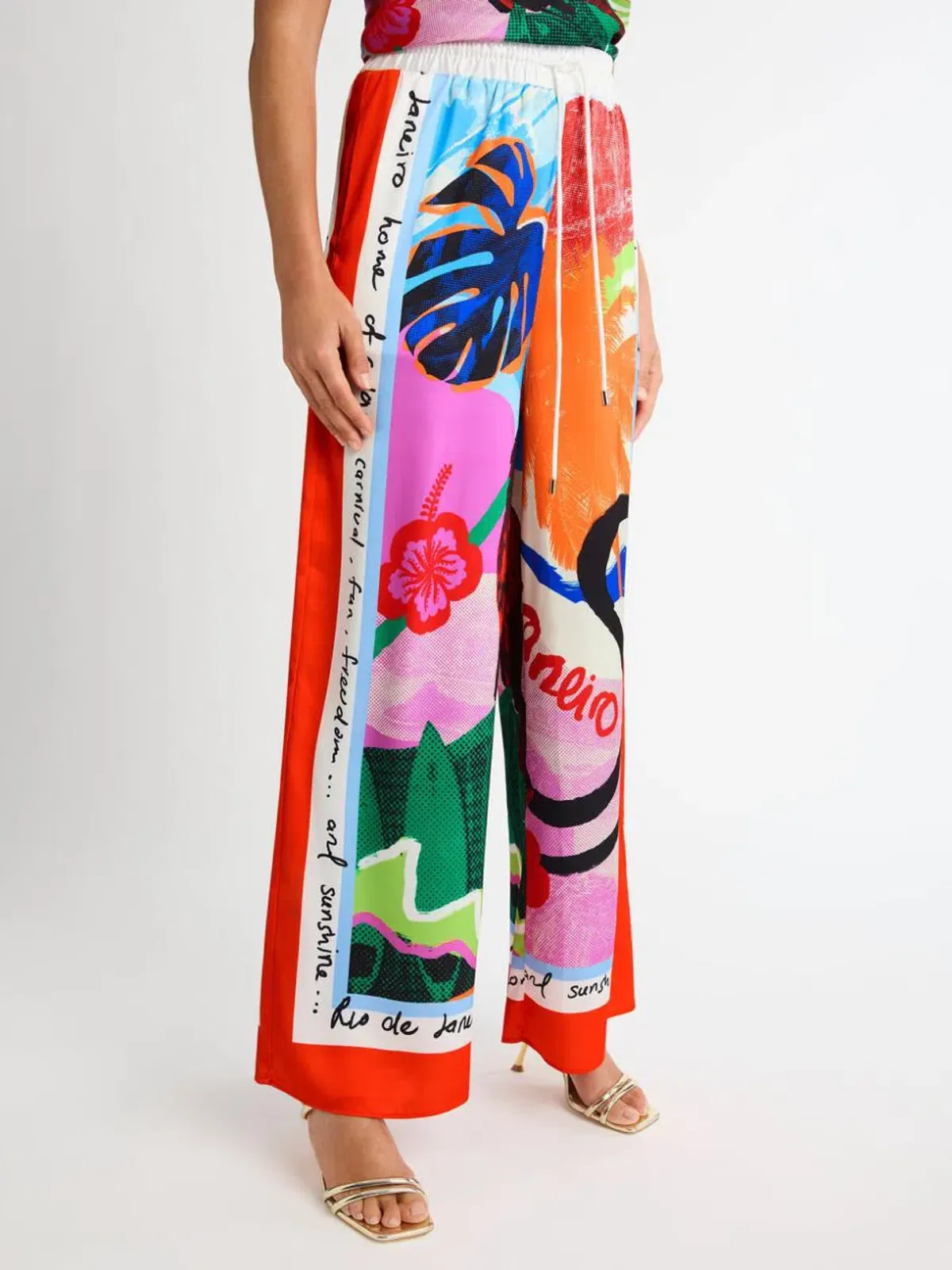 Sheike Rio Scarf Top and Pants Set Print Size 6 - Image 4