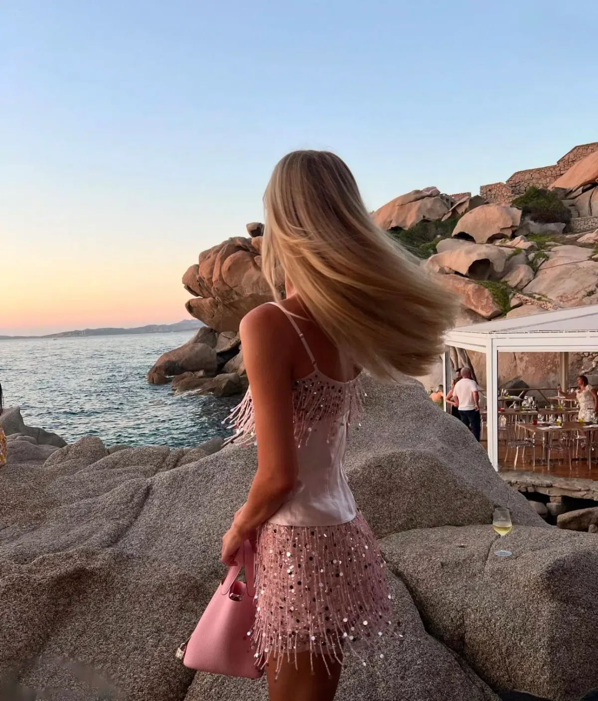 Asta Resort Yasmin Handbeaded Set Blush Size 8 - Image 2