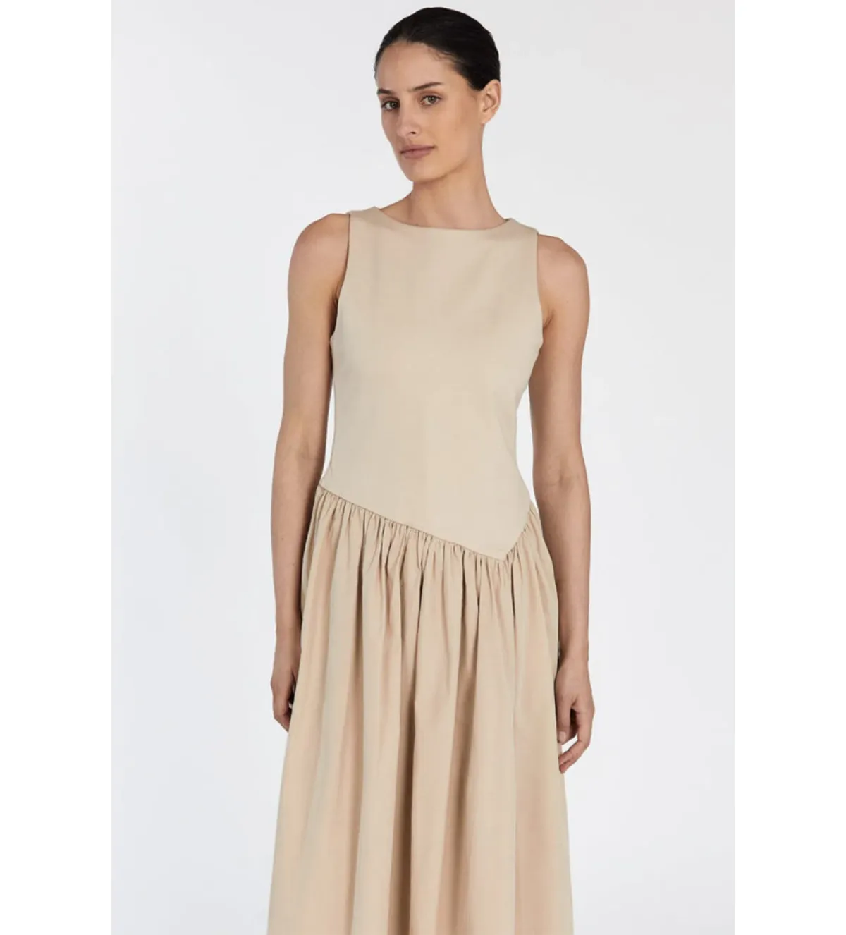 DISSH Patty Stone Midi Dress Stone Size 6 - Image 2