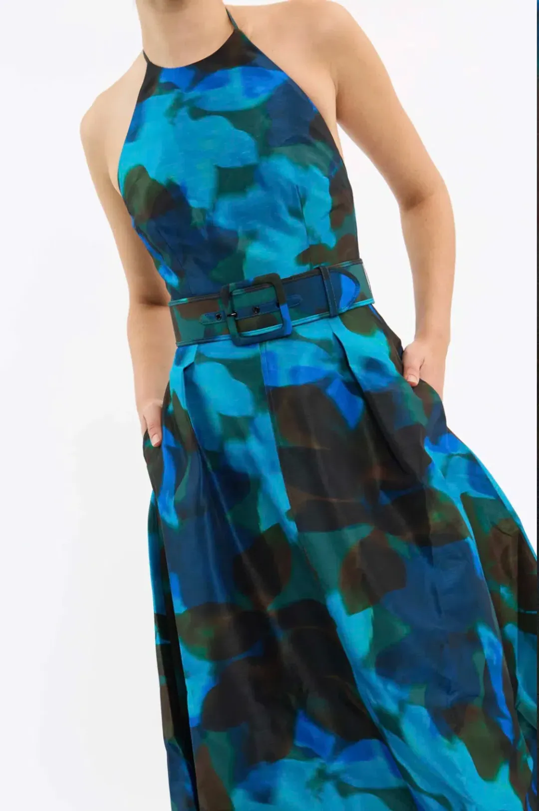 Rebecca Vallance Night Shade Gown Print Size 4  for rent on The Volte - main image