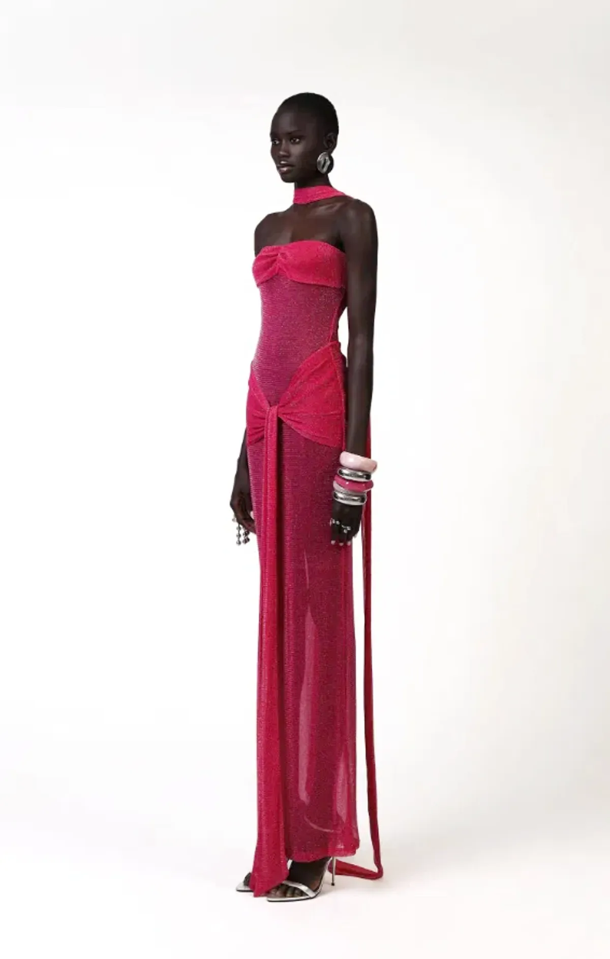 Khanums Kesca Maxi Gown Pink Size S / 8 - Image 3