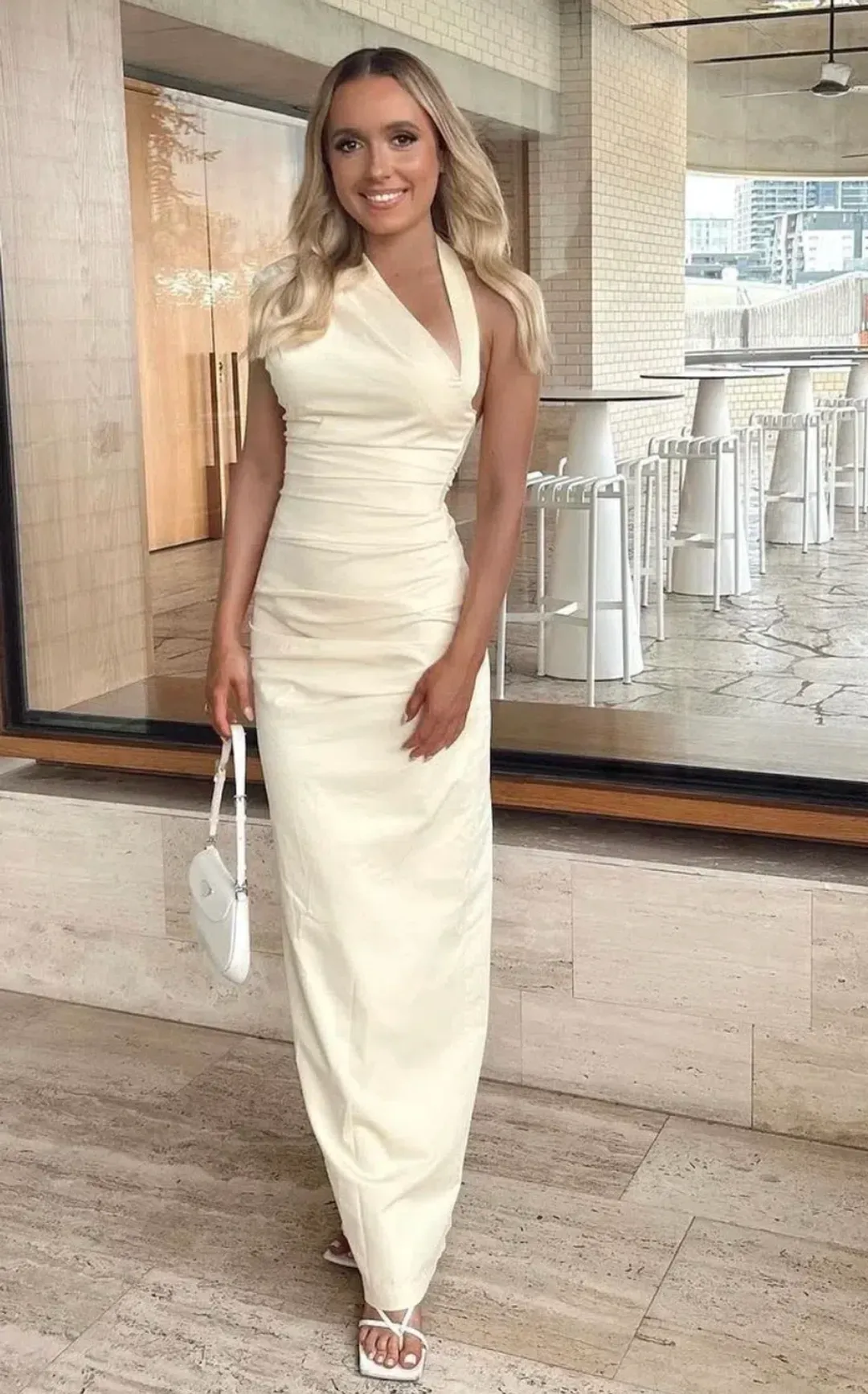 Sir the Label Giacomo Gown Butter Size 8 for rent on The Volte - main image