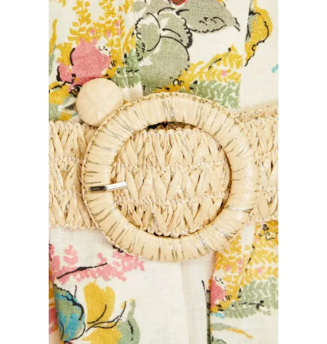 Zimmermann Clover Halterneck Shirt Dress Floral Print Size 1 / AU 10 for rent on The Volte - main image