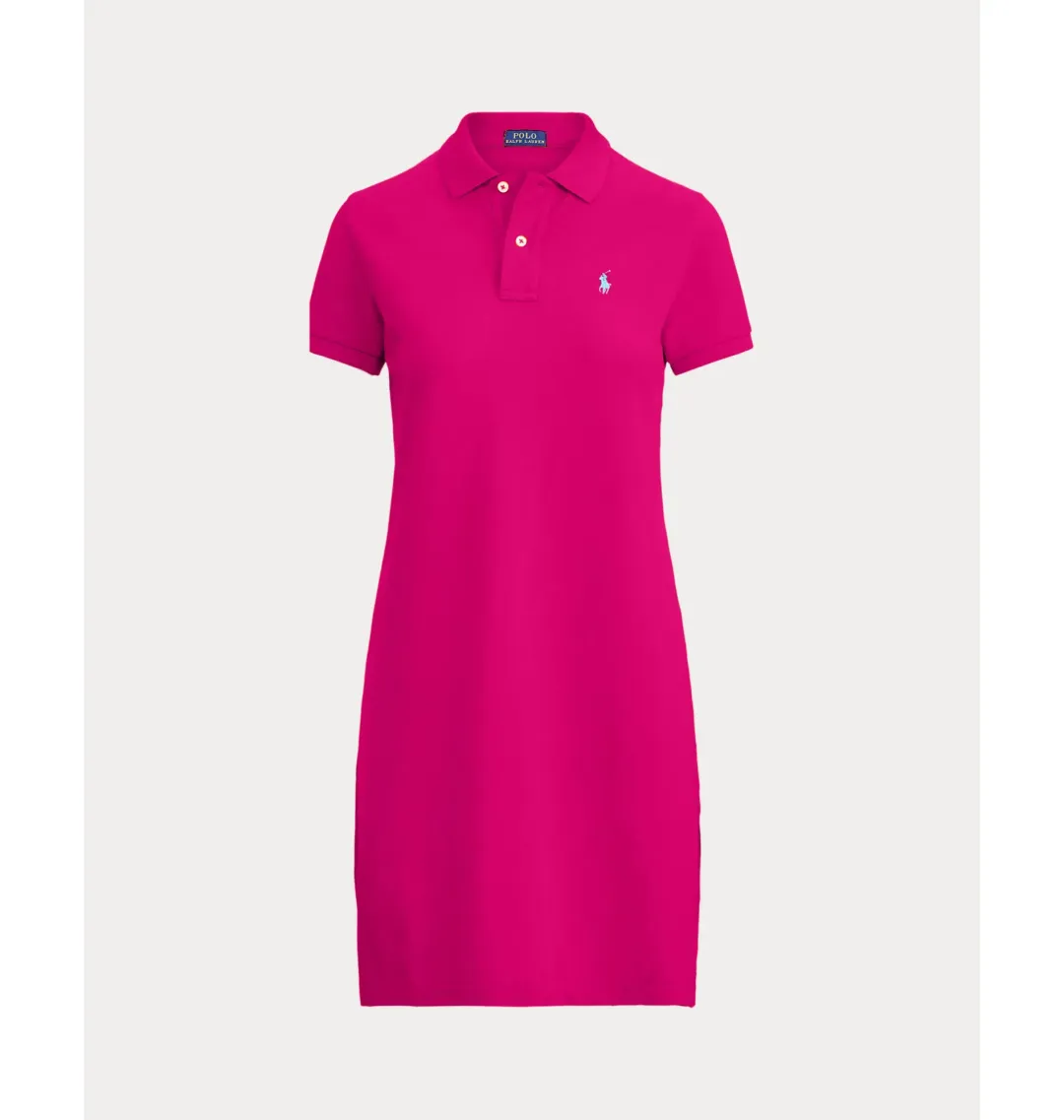 Polo Ralph Lauren Mesh Mini Dress Pink Size AU 8 for rent on The Volte - main image