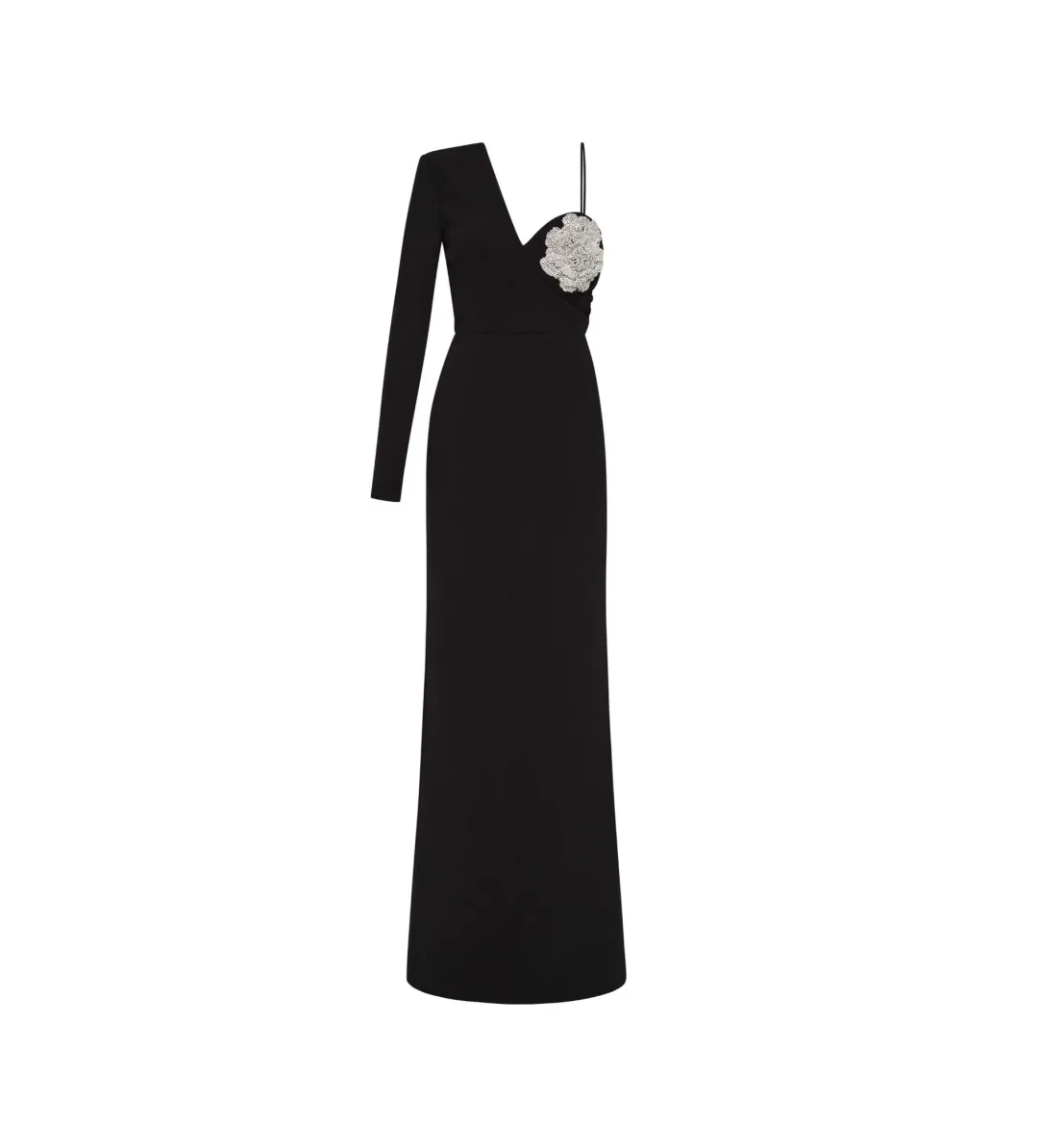 Rebecca Vallance Sachiel Gown Black Size 6  for rent on The Volte - main image