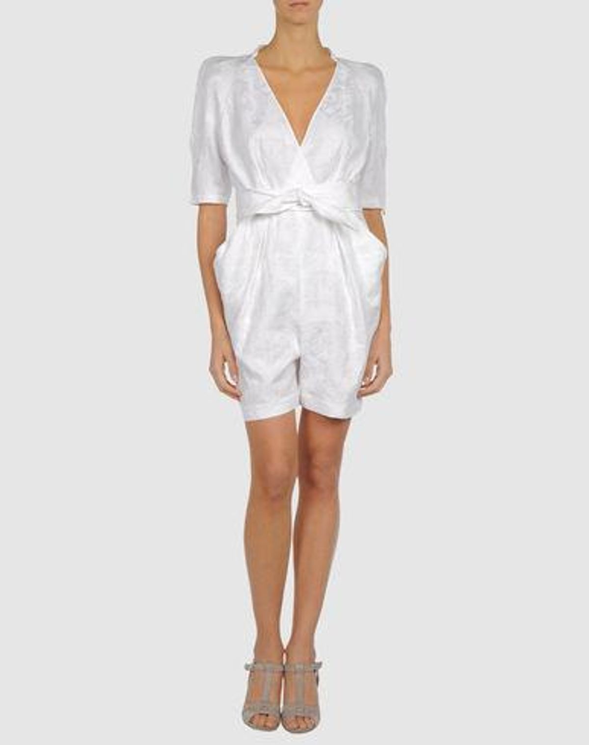 Stella McCartney White Playsuit Size 8 - Image 3