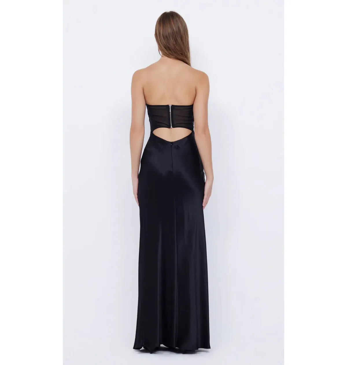 Bec & Bridge Strapless Halle Dress in Black Size AU 6 - Image 3