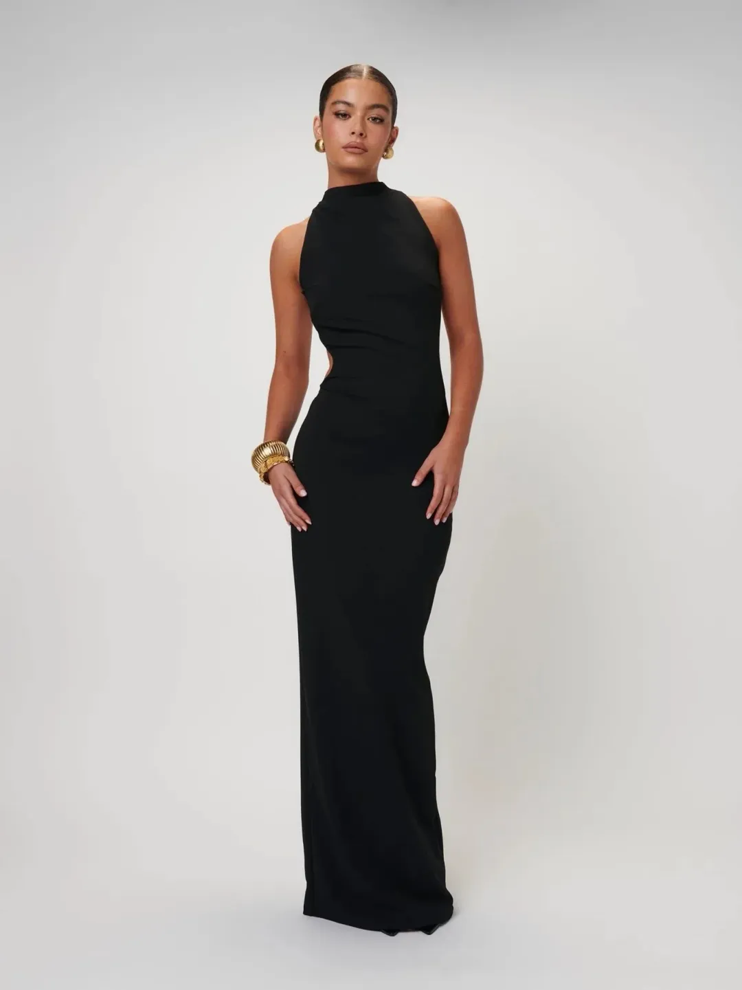 Effie Kats Ambre Gown in Black Size M / AU 10 for rent on The Volte - main image