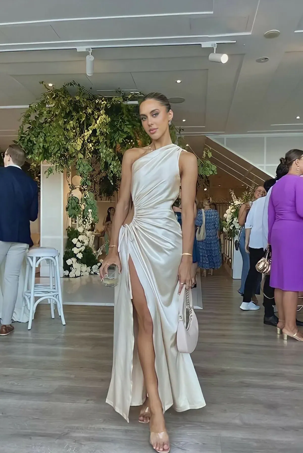 Sonya Moda Nour Maxi Dress Ocean Pearl Size 8 - Image 3