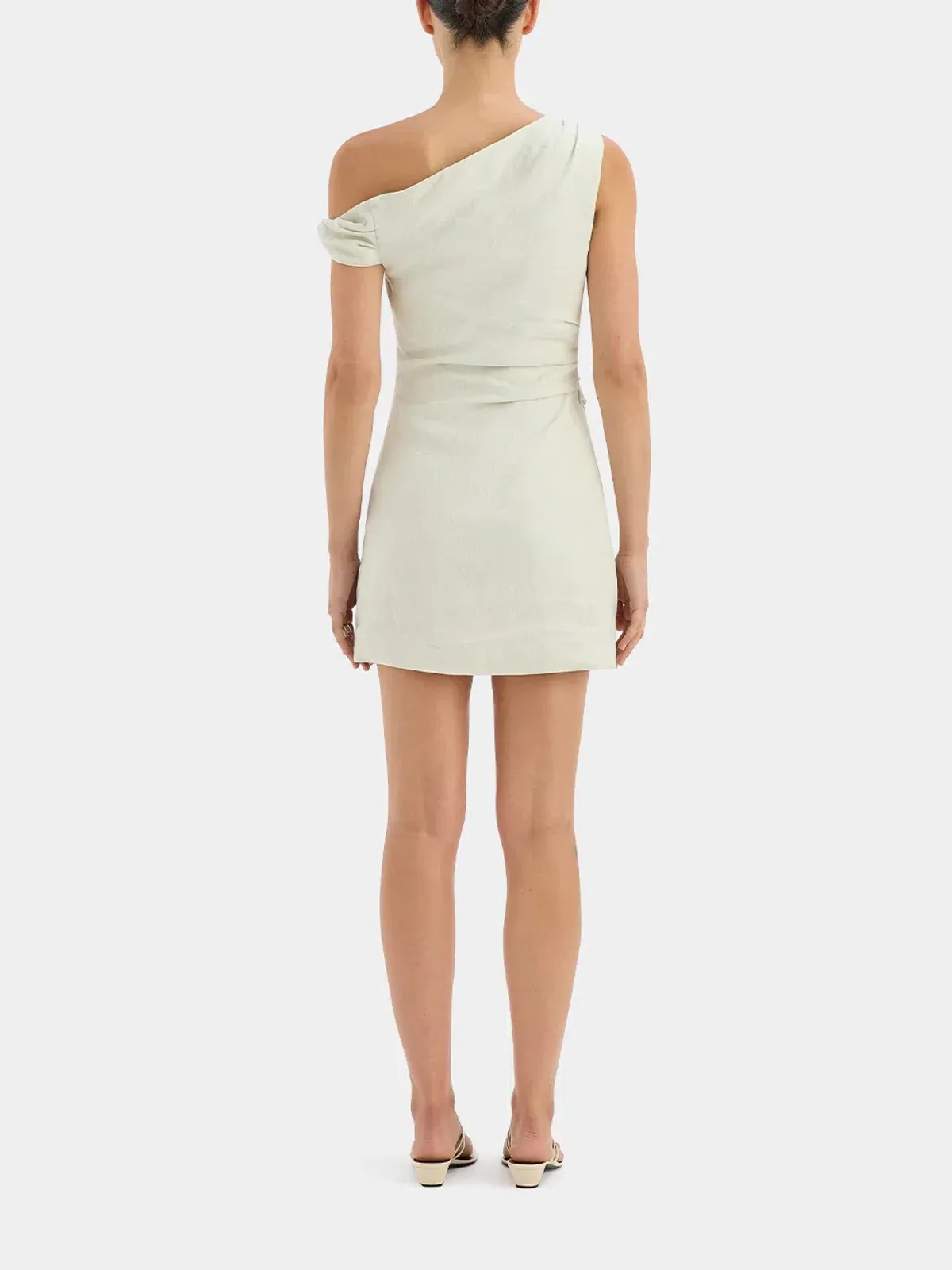 Sir the Label Iris Twist Mini Dress Light Sage Size 2 / AU 10 - Image 2