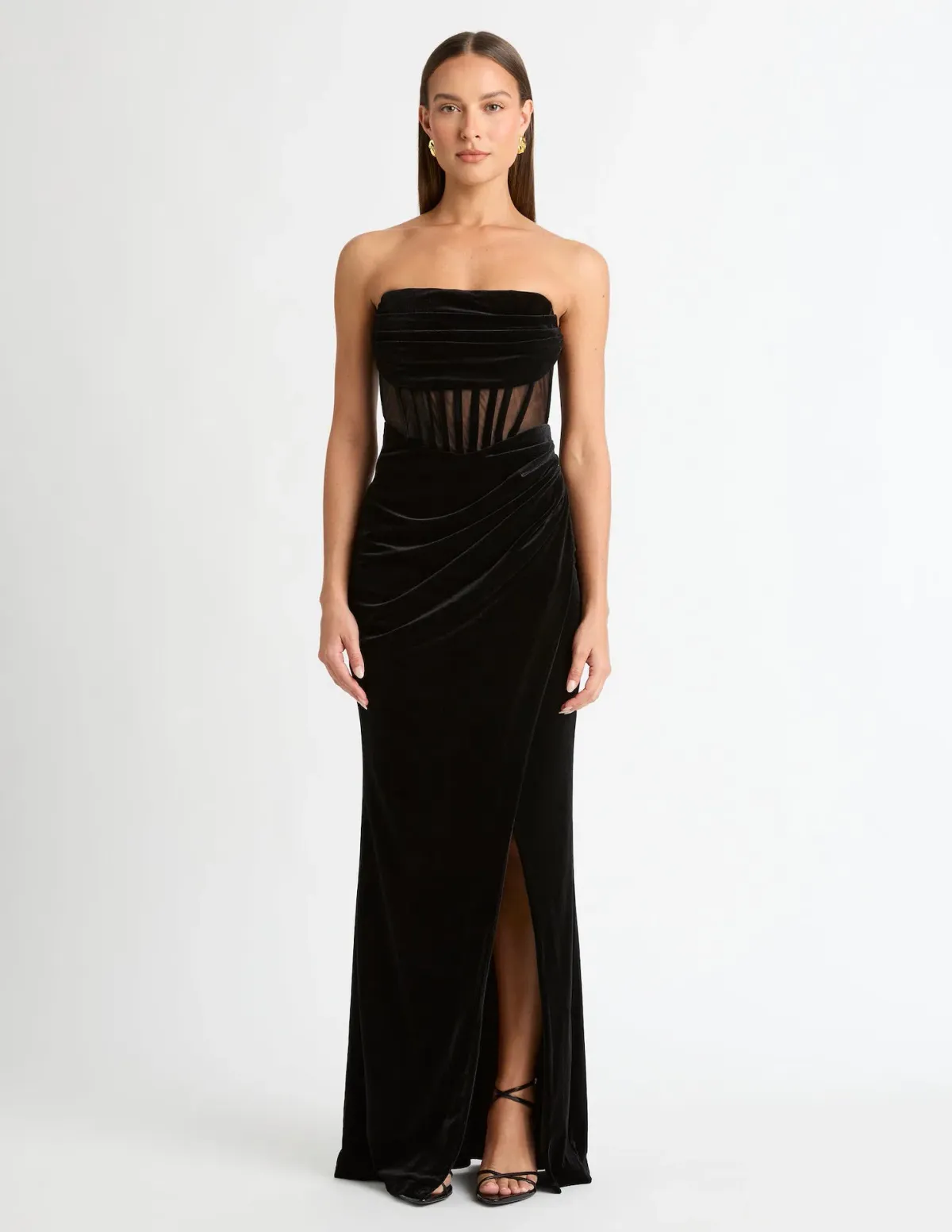 Sheike Trinity Maxi Dress Black Size 8 - Image 1