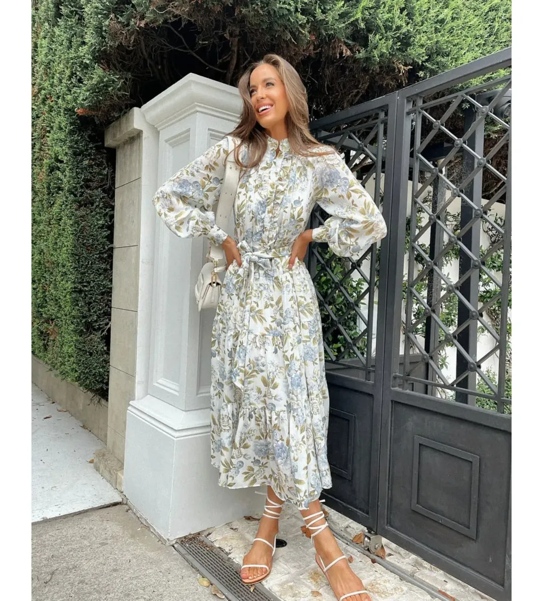 Sheike Mabel Maxi Dress Floral Print Size 12 for rent on The Volte - main image