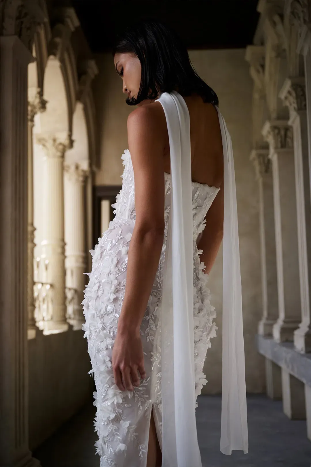 Eliya The Label Paulina Midi Dress White Size M / AU 10 for rent on The Volte - main image