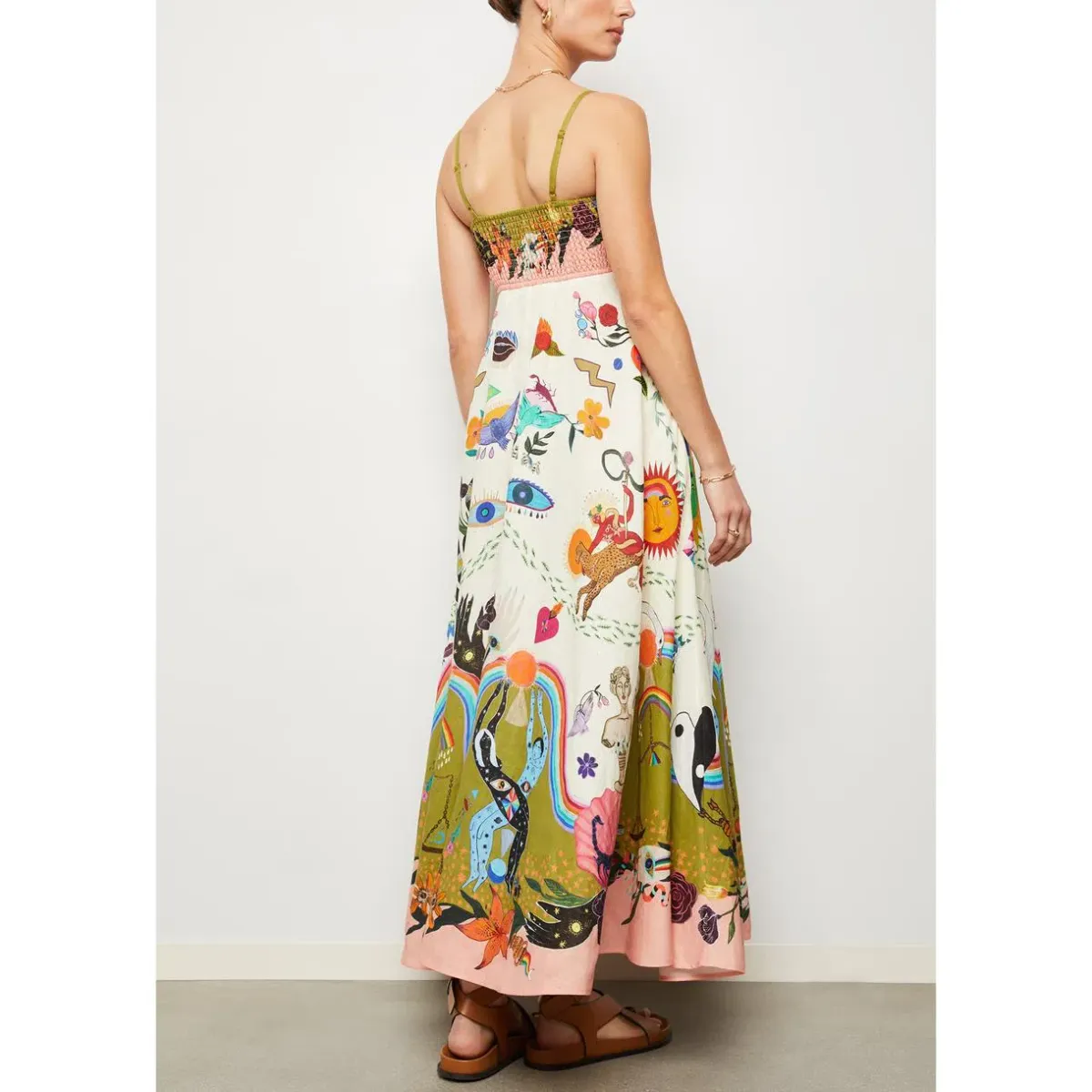 Alemais Evergreen Sundress Multi Size 4 - Image 2