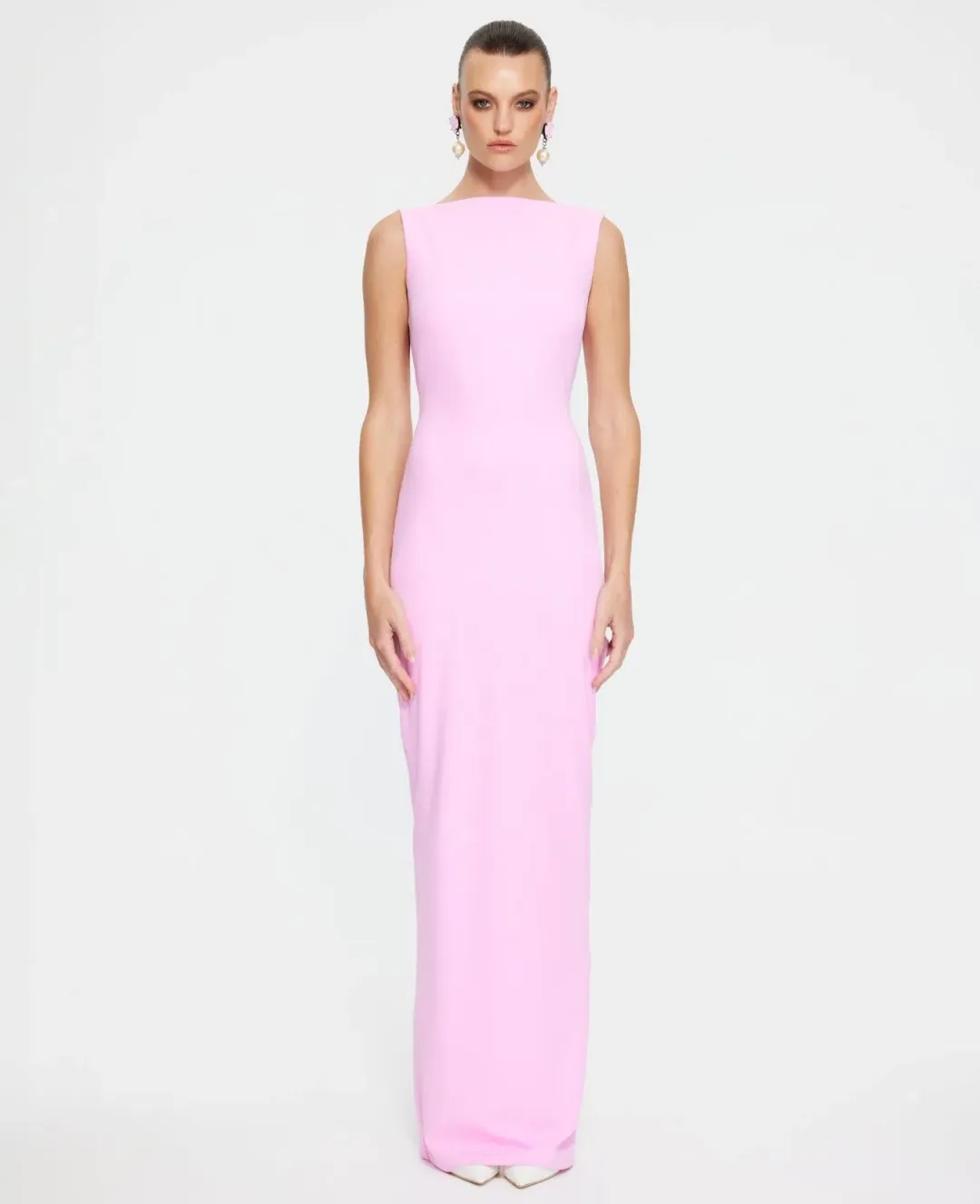 Effie Kats Verona Gown in Taffy Pink Size XS / AU 6 for rent on The Volte - main image