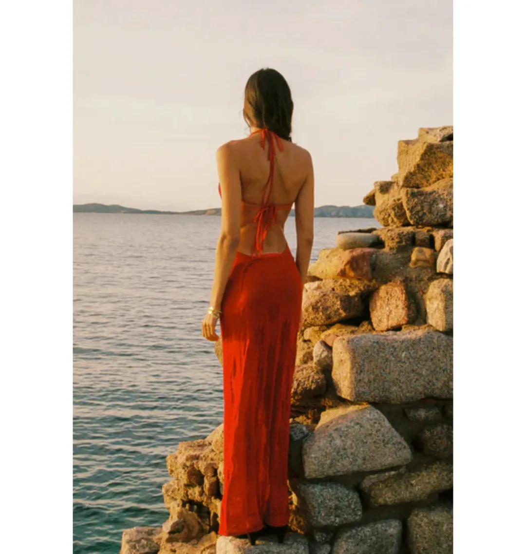 Asta Resort Klara Dress Rossa Size XS / AU 6 for rent on The Volte - main image