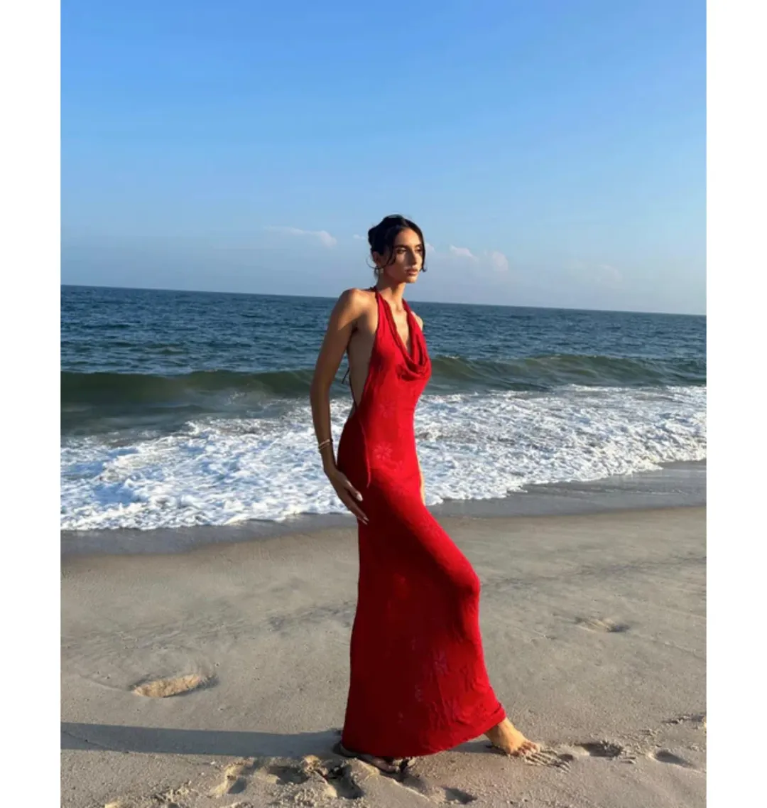 Asta Resort Klara Dress Rossa Size XS / AU 6 for rent on The Volte - main image